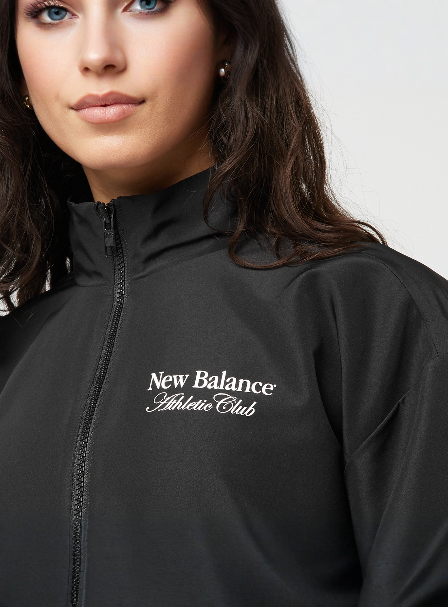 New Balance, Linear Woven Jacket, black, Image 3 of 4