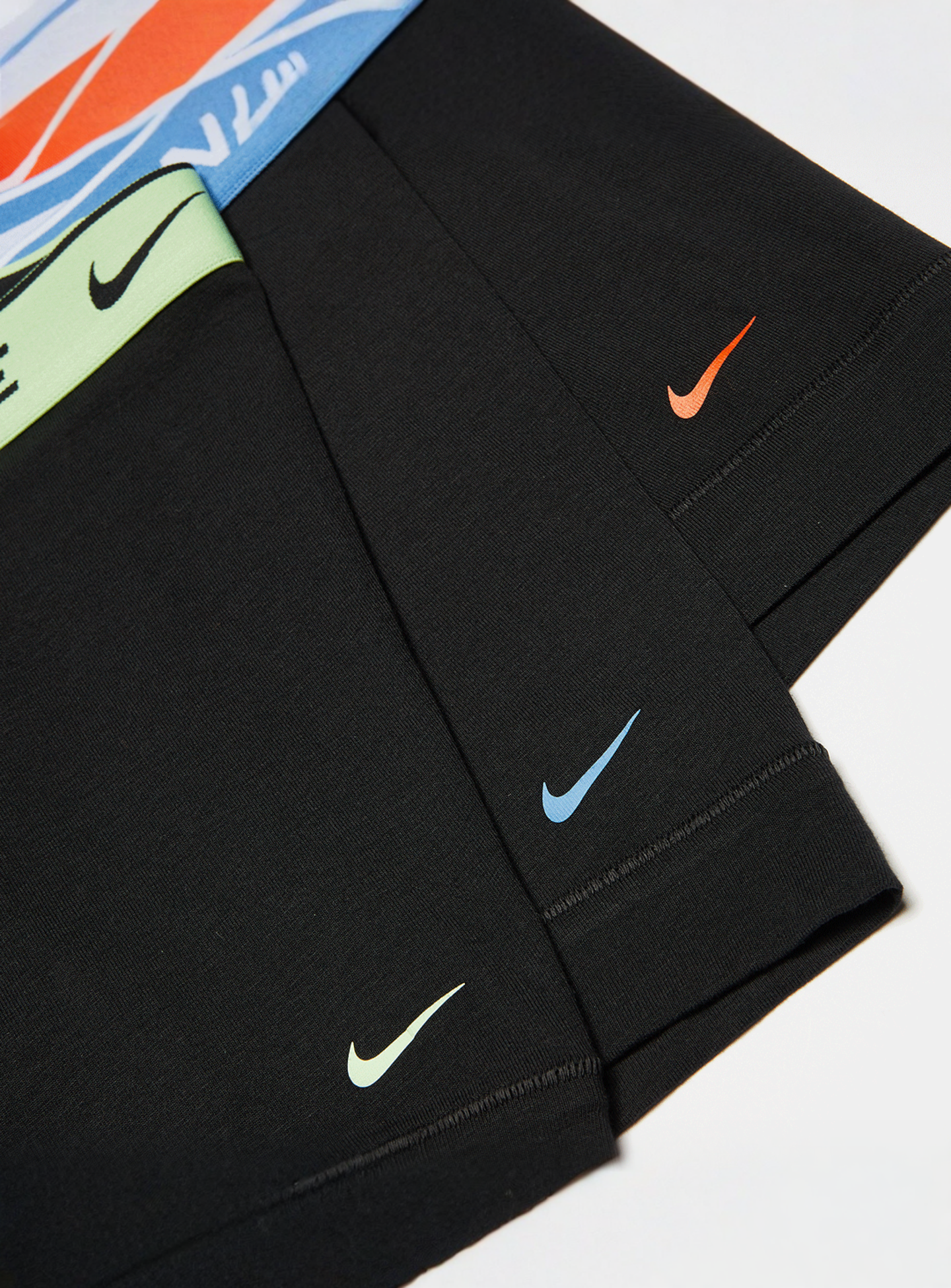 Nike, 3 PACK - Everyday Cotton Stretch  blue, grey, black, Image 2 of 2