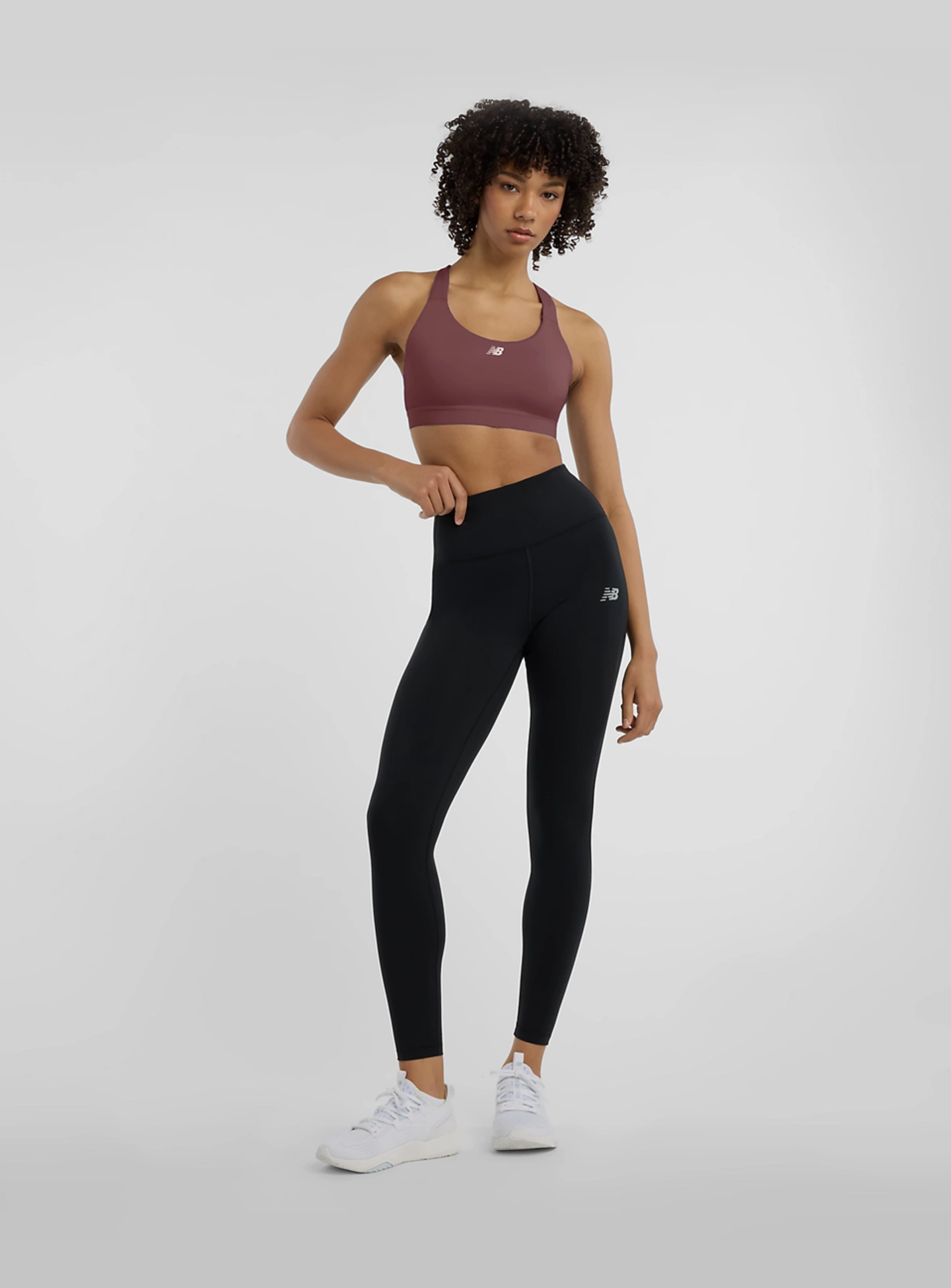 New Balance, Essential Train Bra, purple, Image 5 of 5
