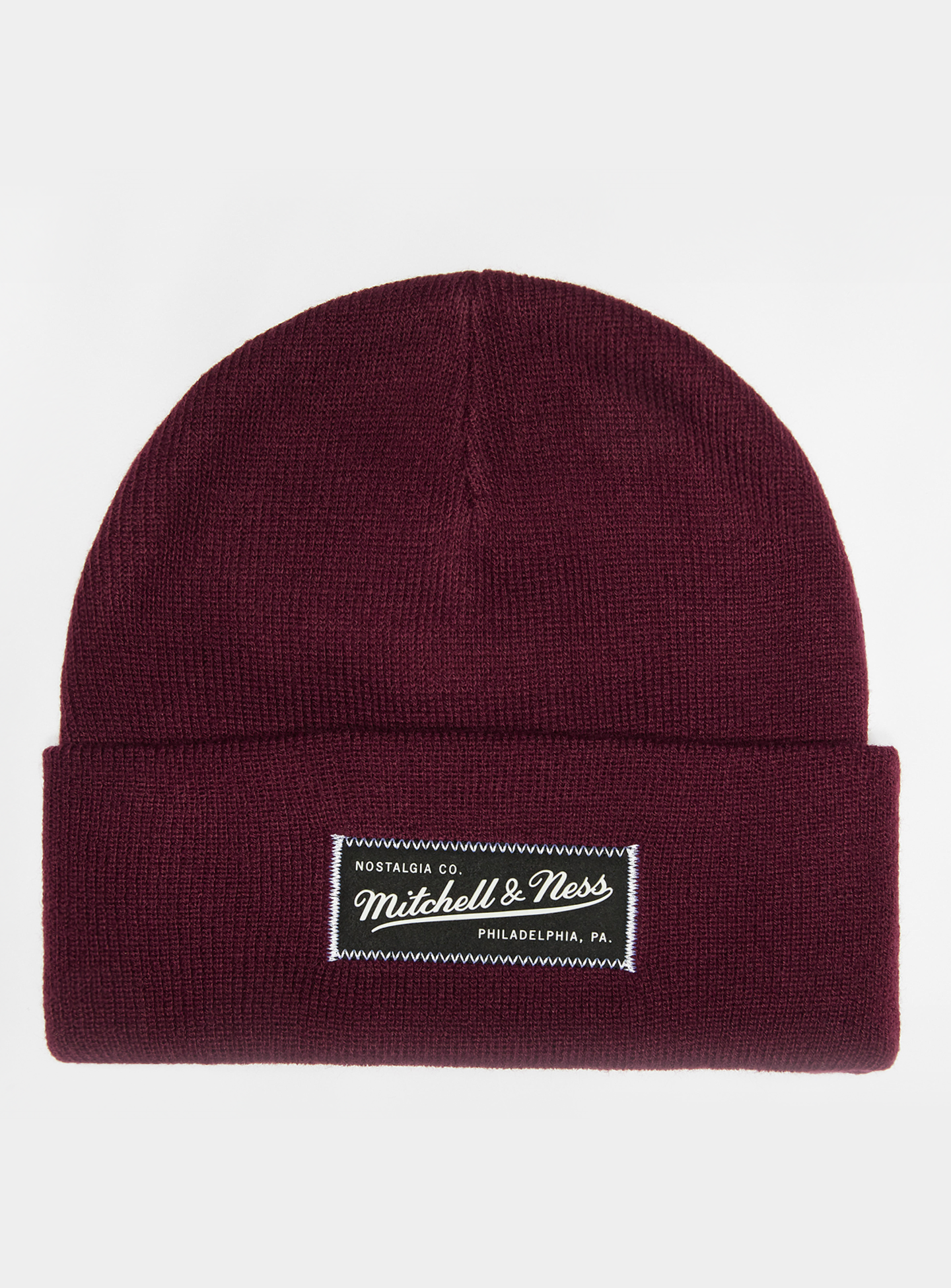 Mitchell & Ness, Branded Patch Logo Beanie, red, Image 1 of 3