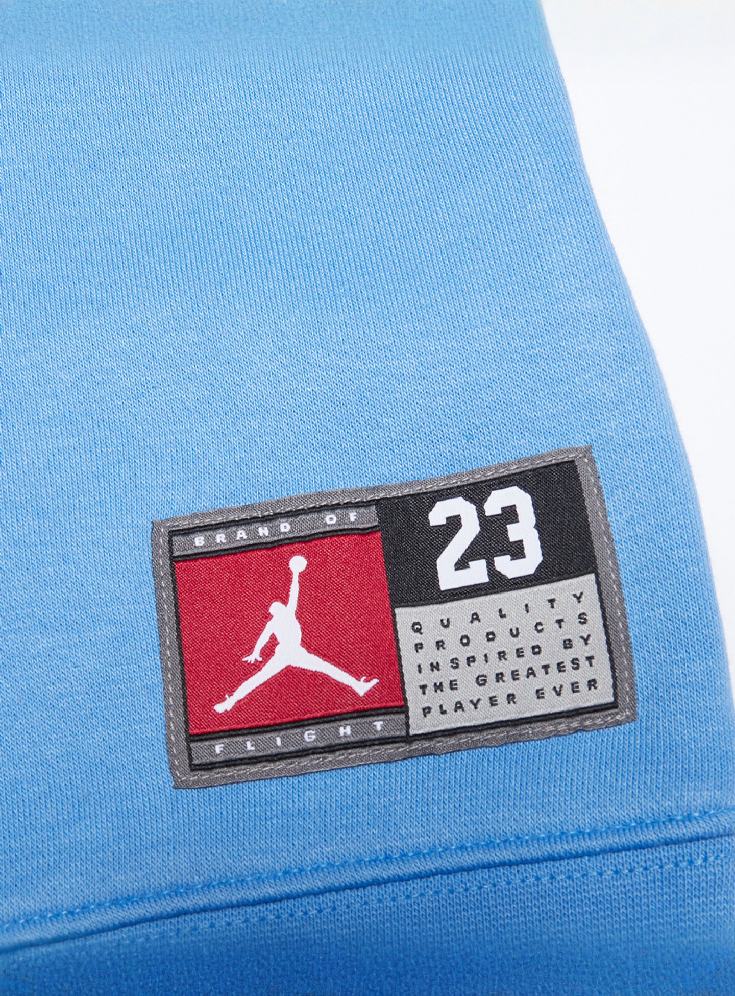 Jordan, High Brand Read Fleece Pullover Hoodie, blue, Image 3 of 4