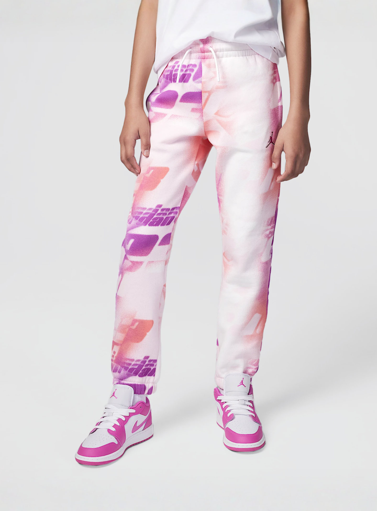 Jordan, Triple Team All Over Print Pants, light pink, Image 1 of 7