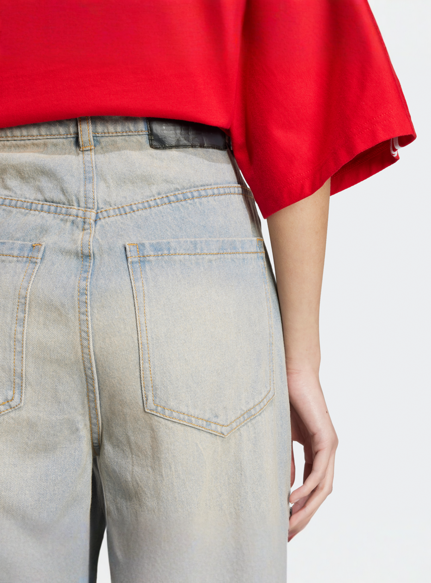adidas Originals, Wide Leg JeansPants, blue, Image 4 of 5