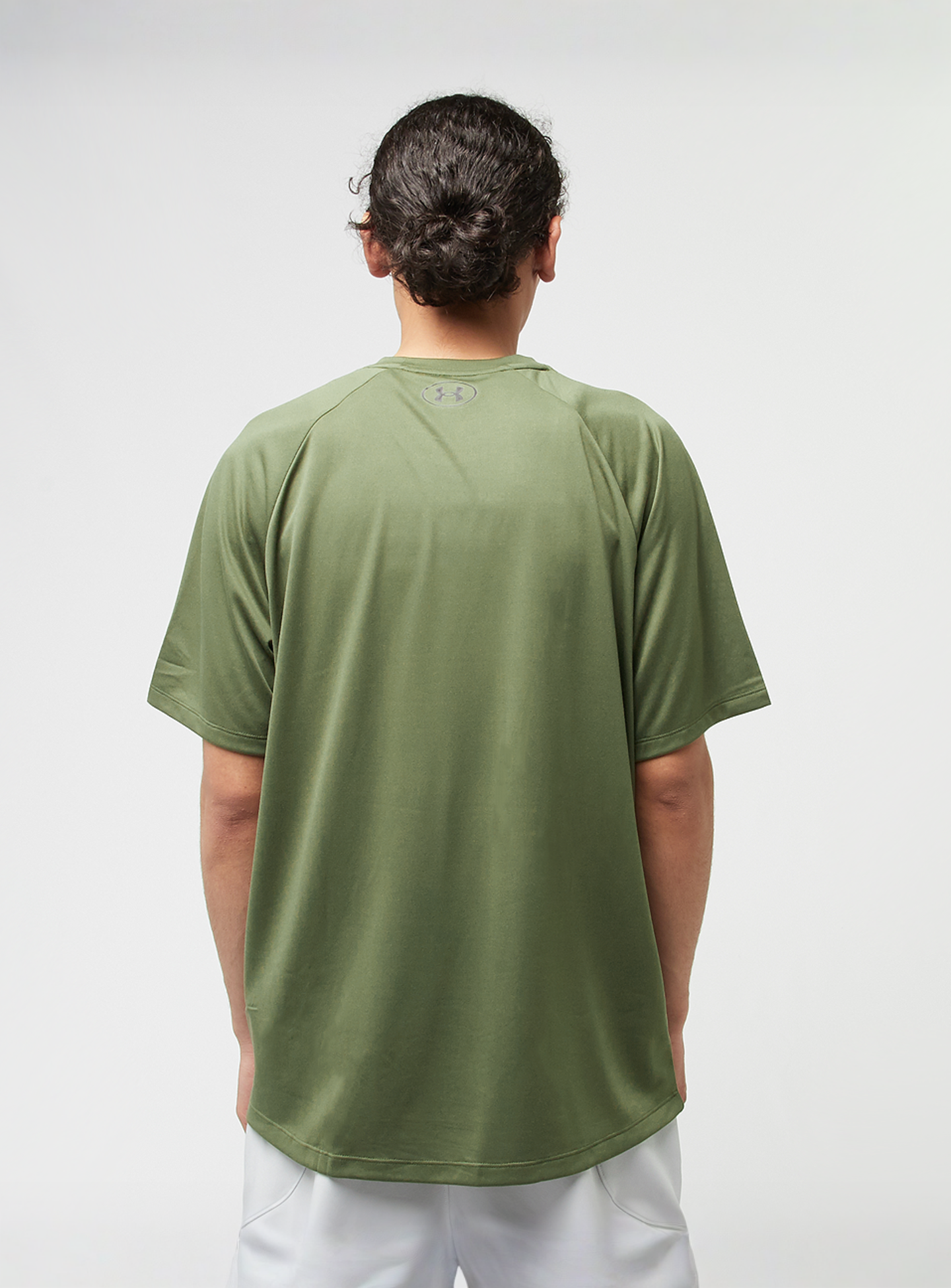 Under Armour, Tech Print Fill Short Sleeve Tee, green, Image 2 of 5