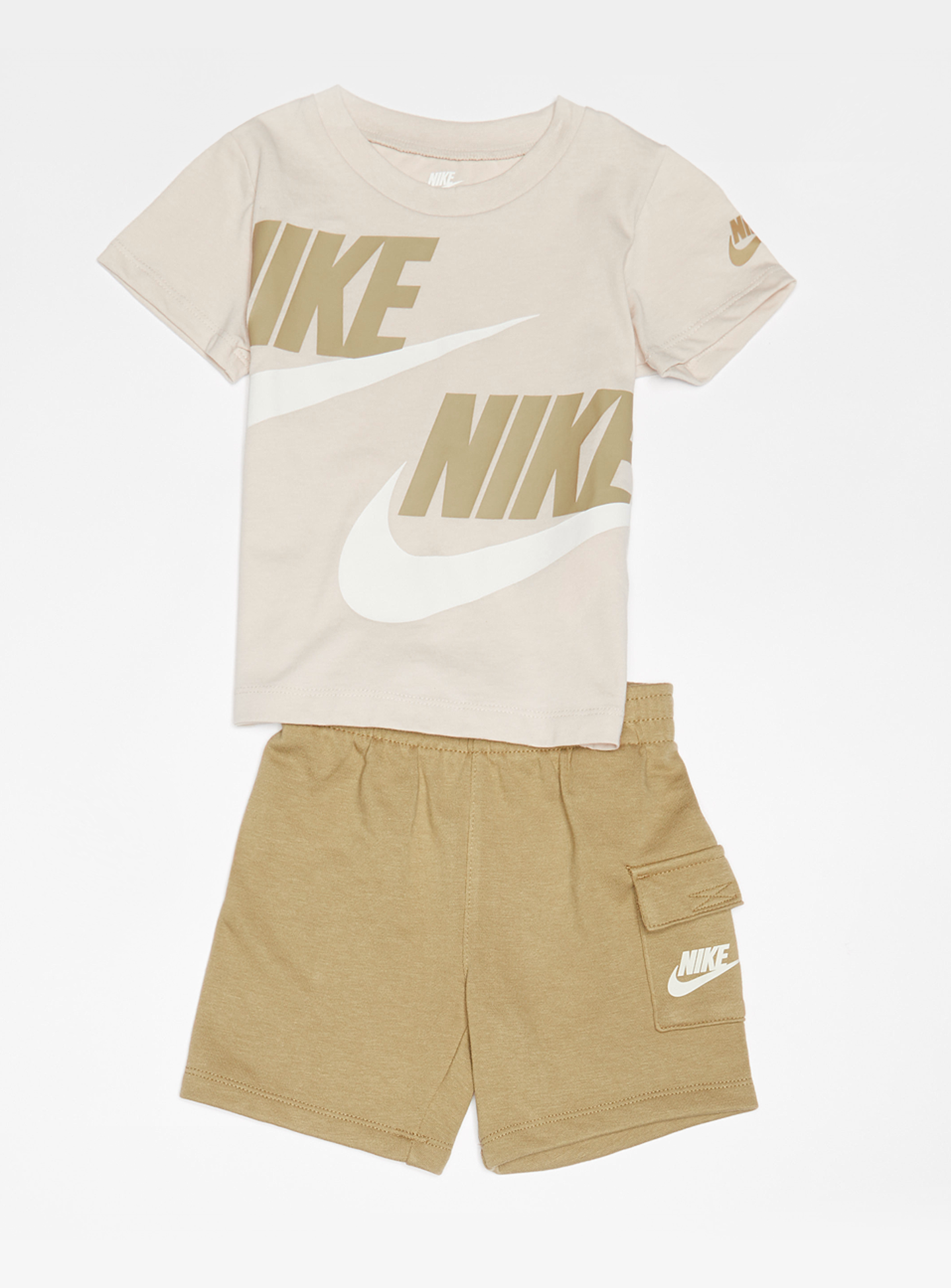 Nike, Sportswear High Brand Read Cargo Shorts Set (2 Piece), beige, Image 1 of 7