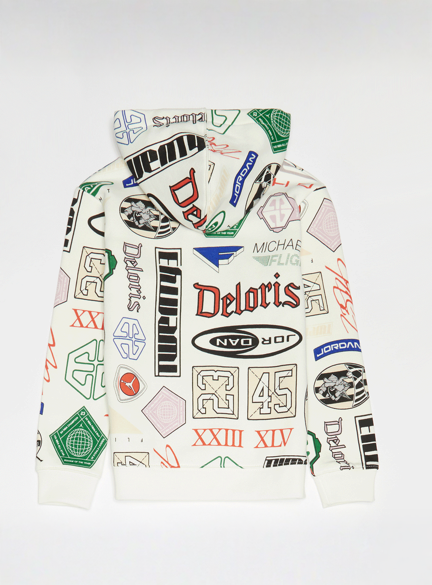 Jordan, JDB Michael Jordan Brooklyn All Over Print Fleece Pullover Set, beige, Image 3 of 8
