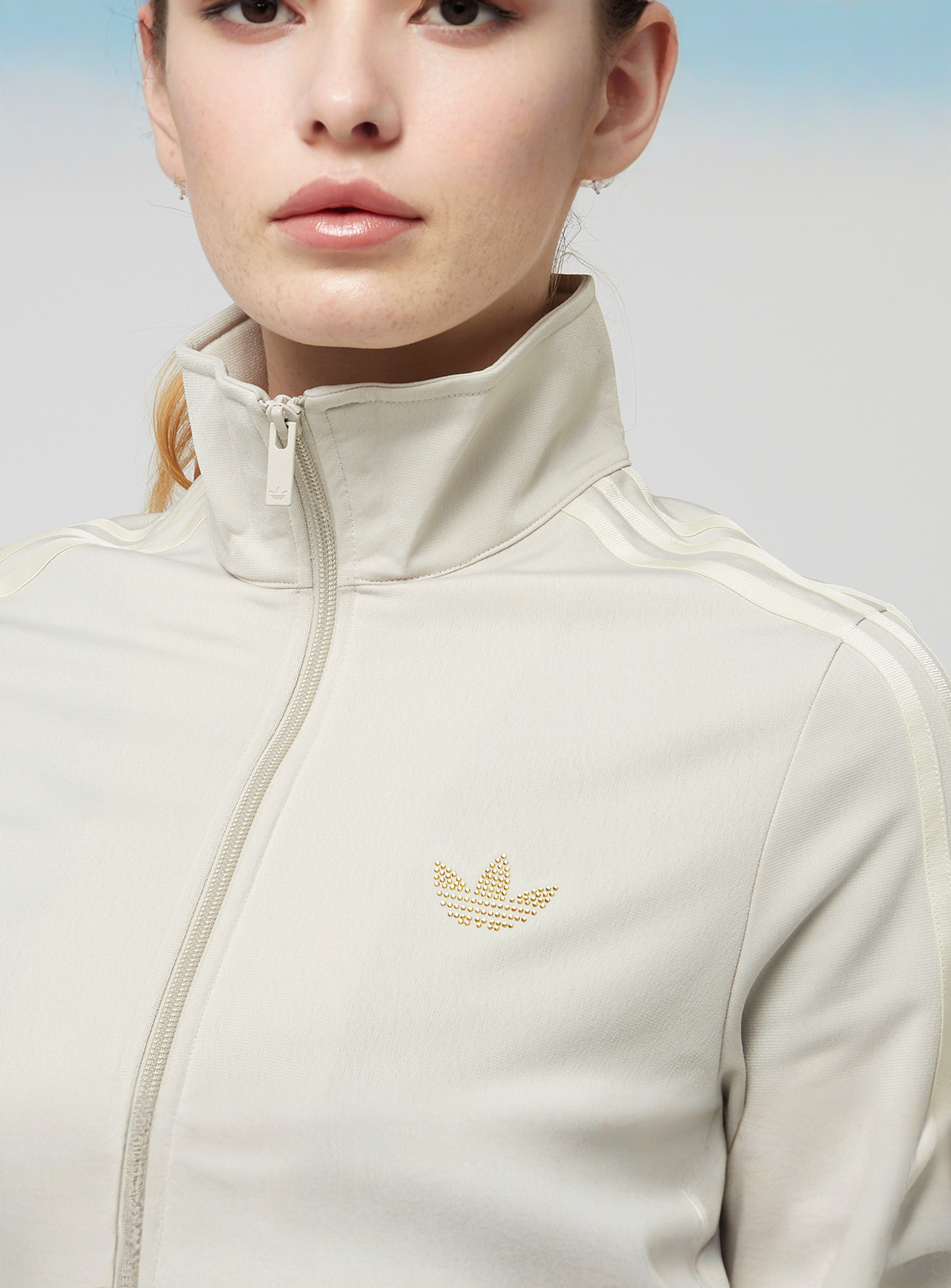 adidas Originals, adicolor Firebird Track Jacket, beige, Image 3 of 6