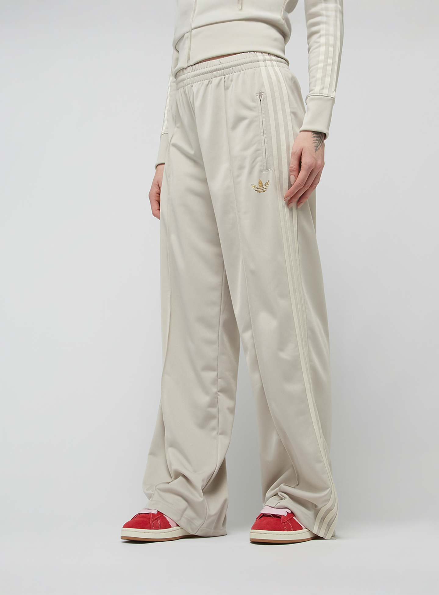 adidas Originals, Firebird Loose Track Pants, beige, Image 1 of 7