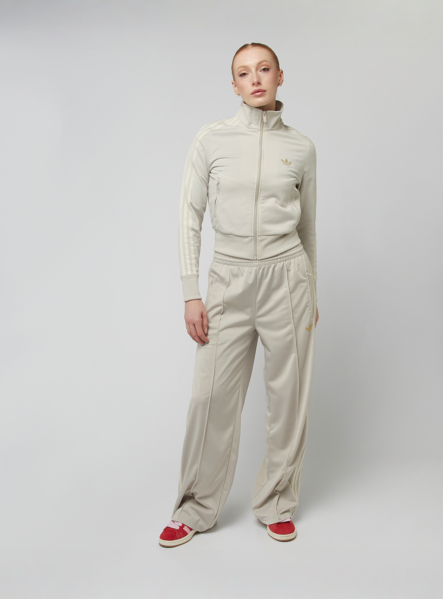 adidas Originals, Firebird Loose Track Pants, beige, Image 7 of 7