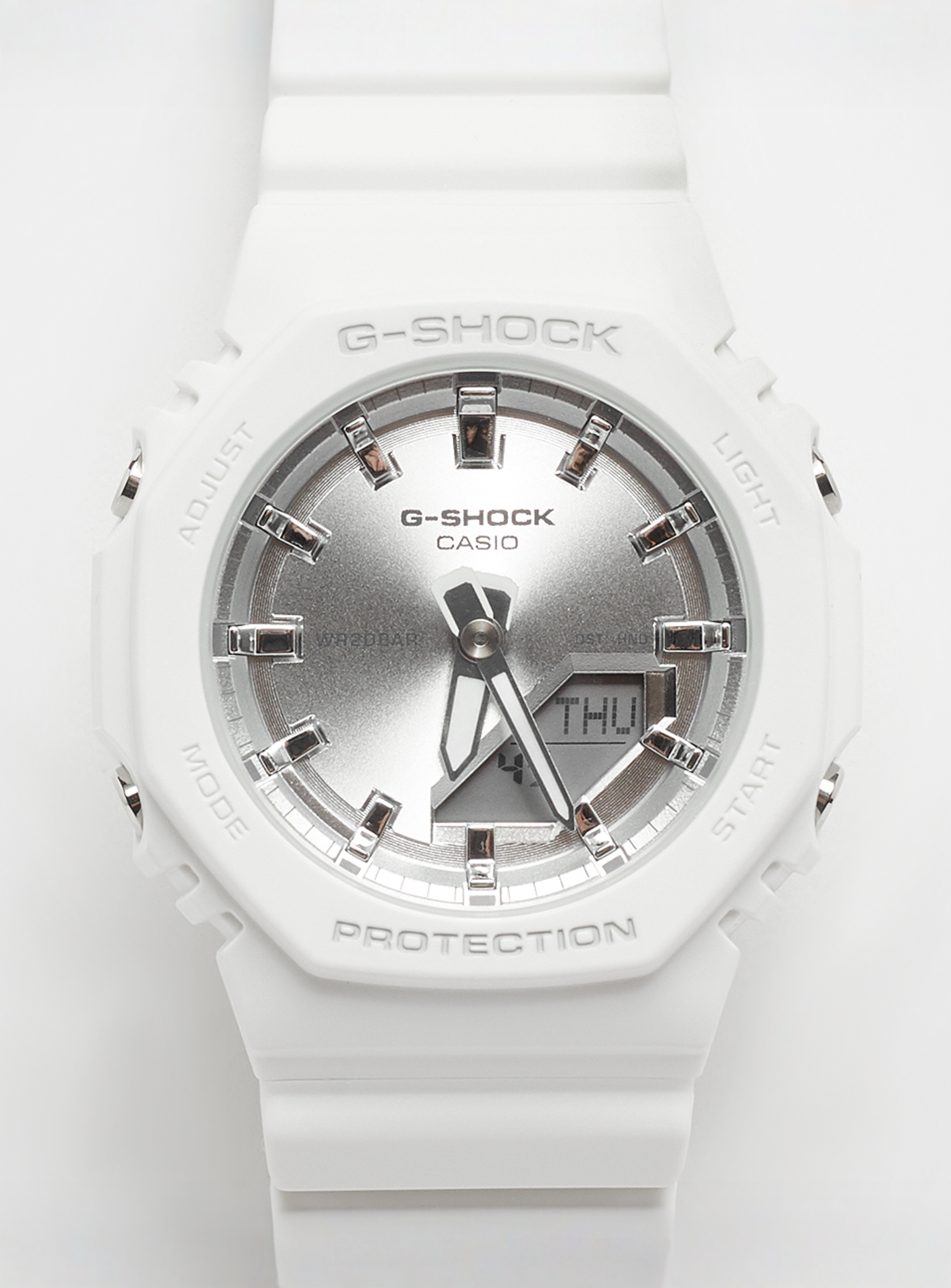 G-SHOCK, GMA-P2100VA-7AER, white, Image 1 of 2