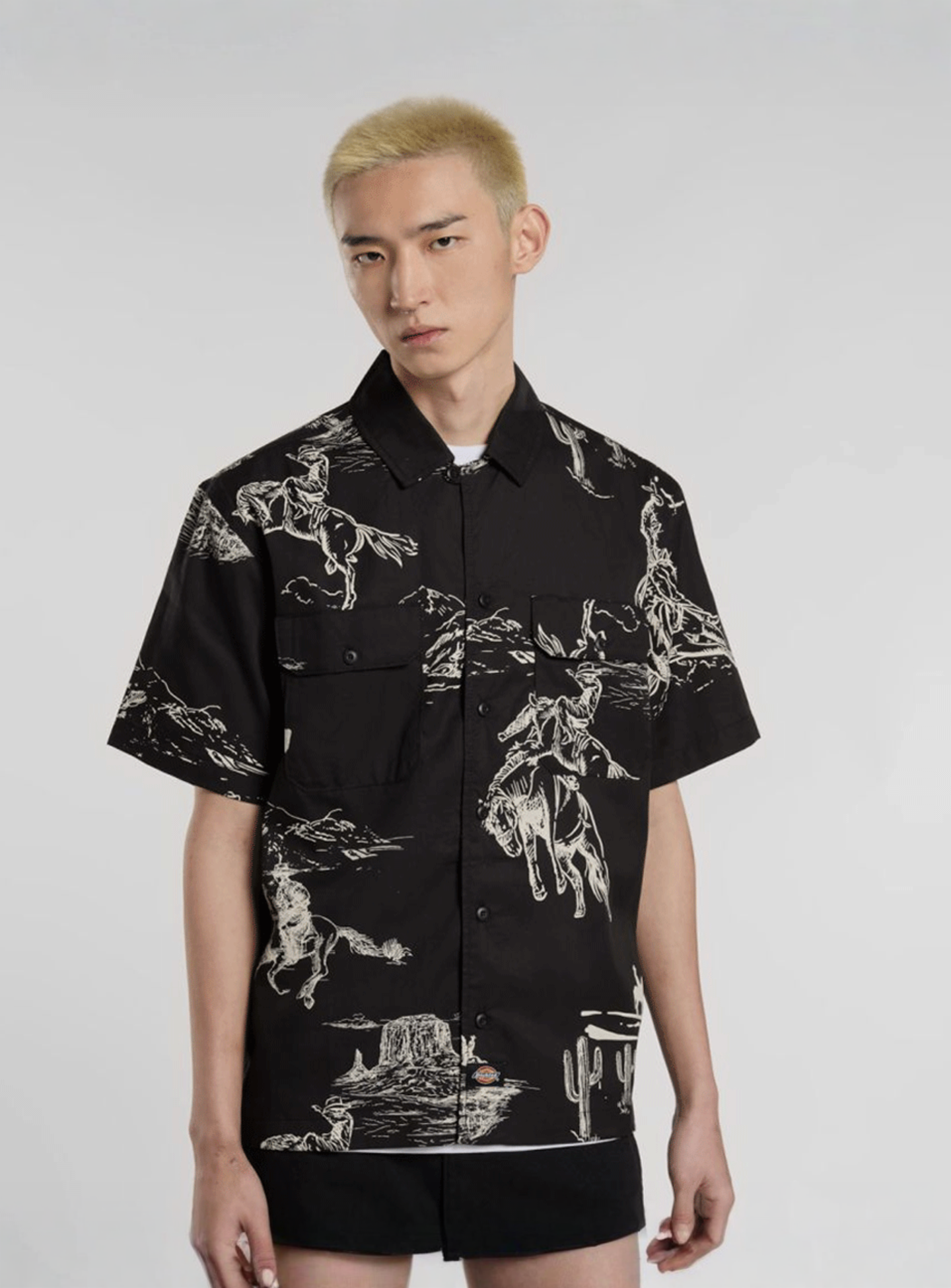 Dickies, Savage Work Shirt, black, Image 1 of 5