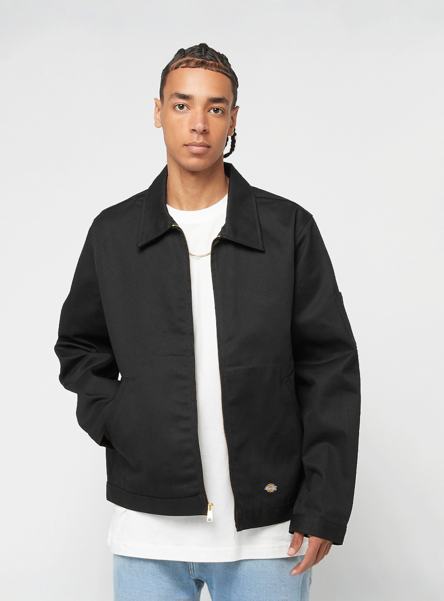 Dickies, Unlined Eisenhower Jacket Rec, black, Image 1 of 4