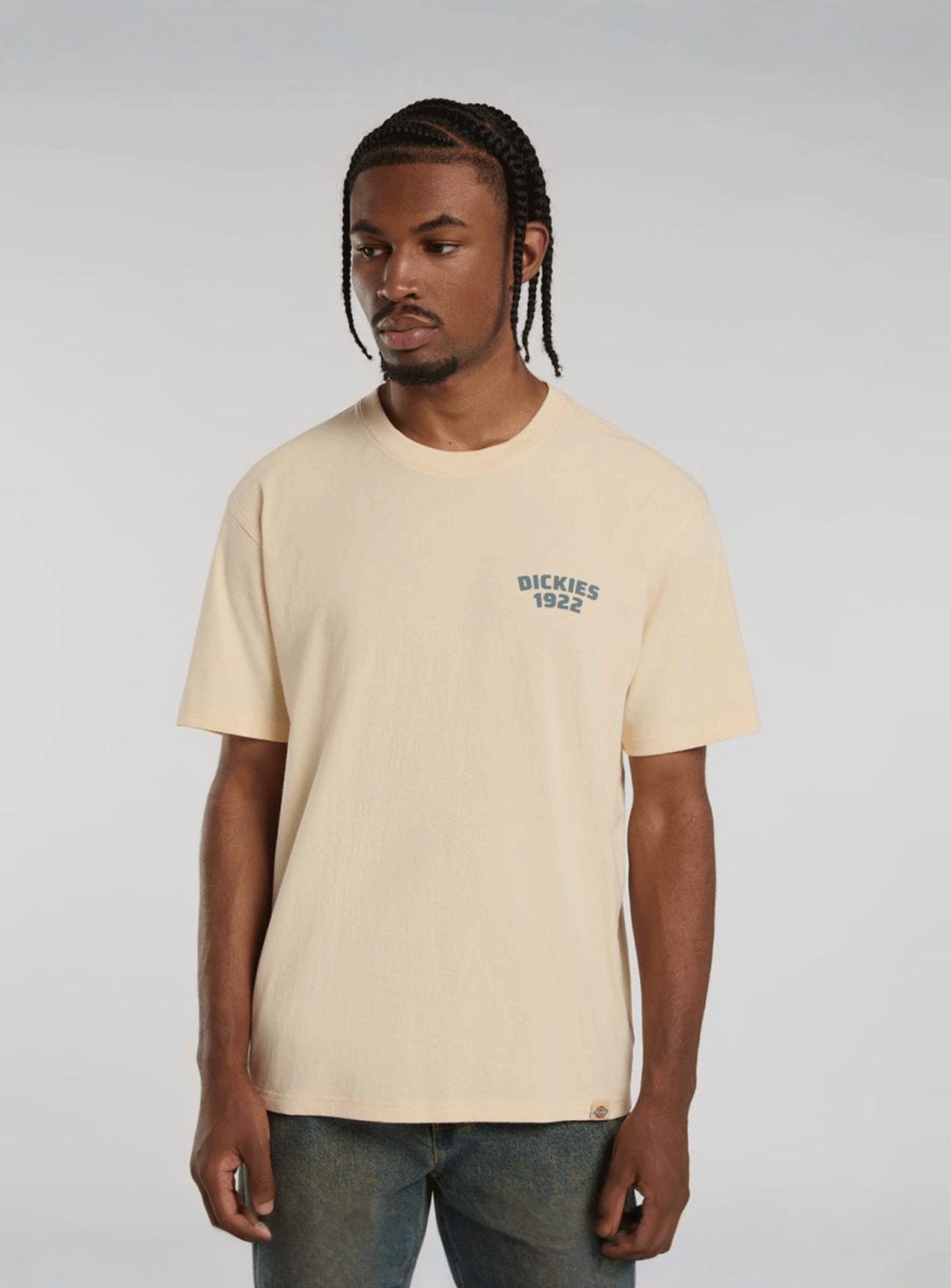 Dickies, Mechanic Short Sleeve Tee, beige, Image 2 of 5