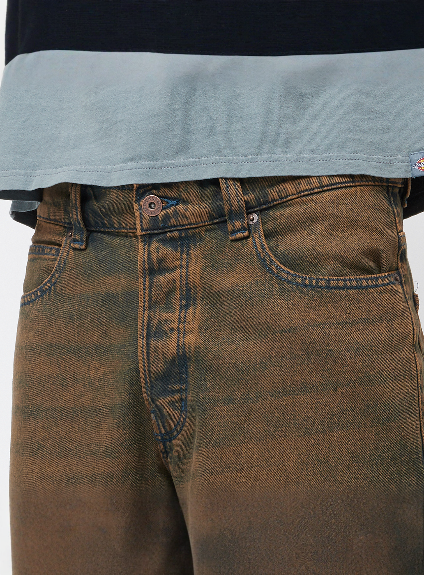 Dickies, Thomasville Denim Pants, brown, Image 3 of 5