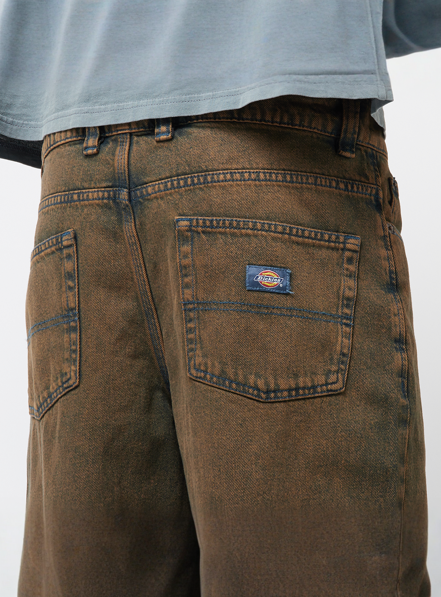 Dickies, Thomasville Denim Pants, brown, Image 4 of 5