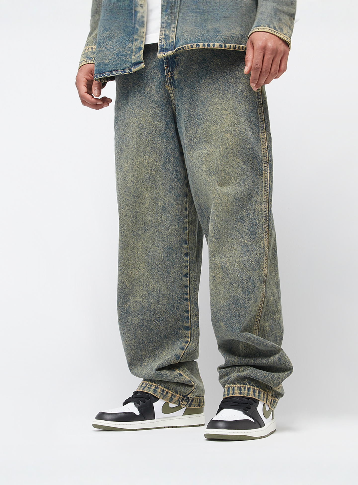Dickies, Madison Baggy Fit Denim, blue, Image 1 of 5