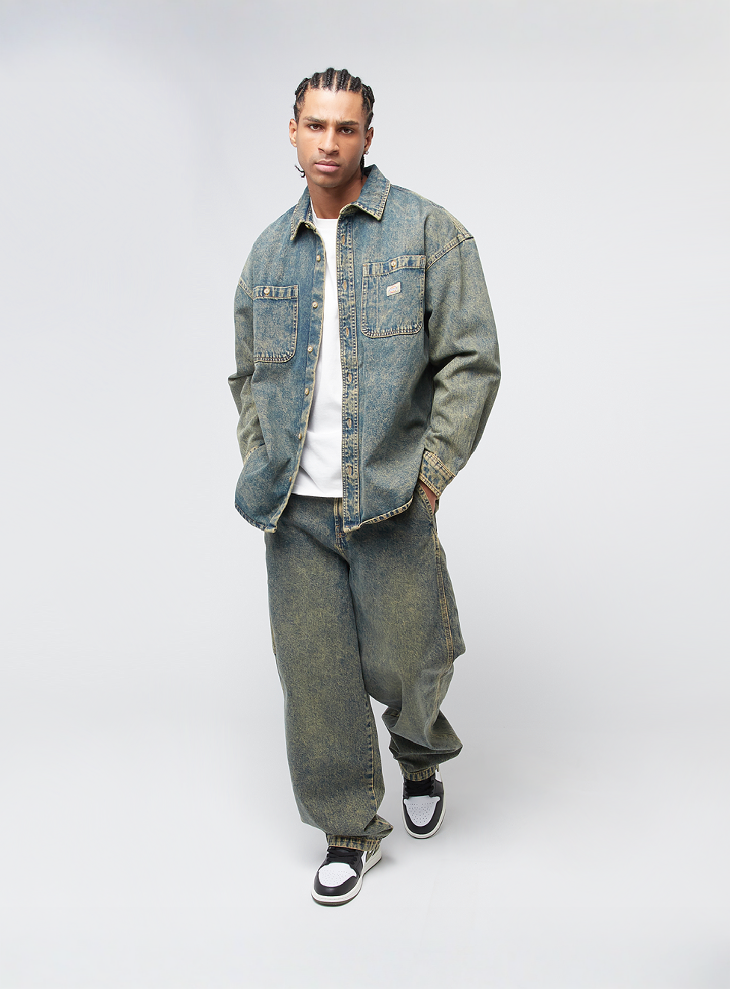 Dickies, Madison Baggy Fit Denim, blue, Image 5 of 5