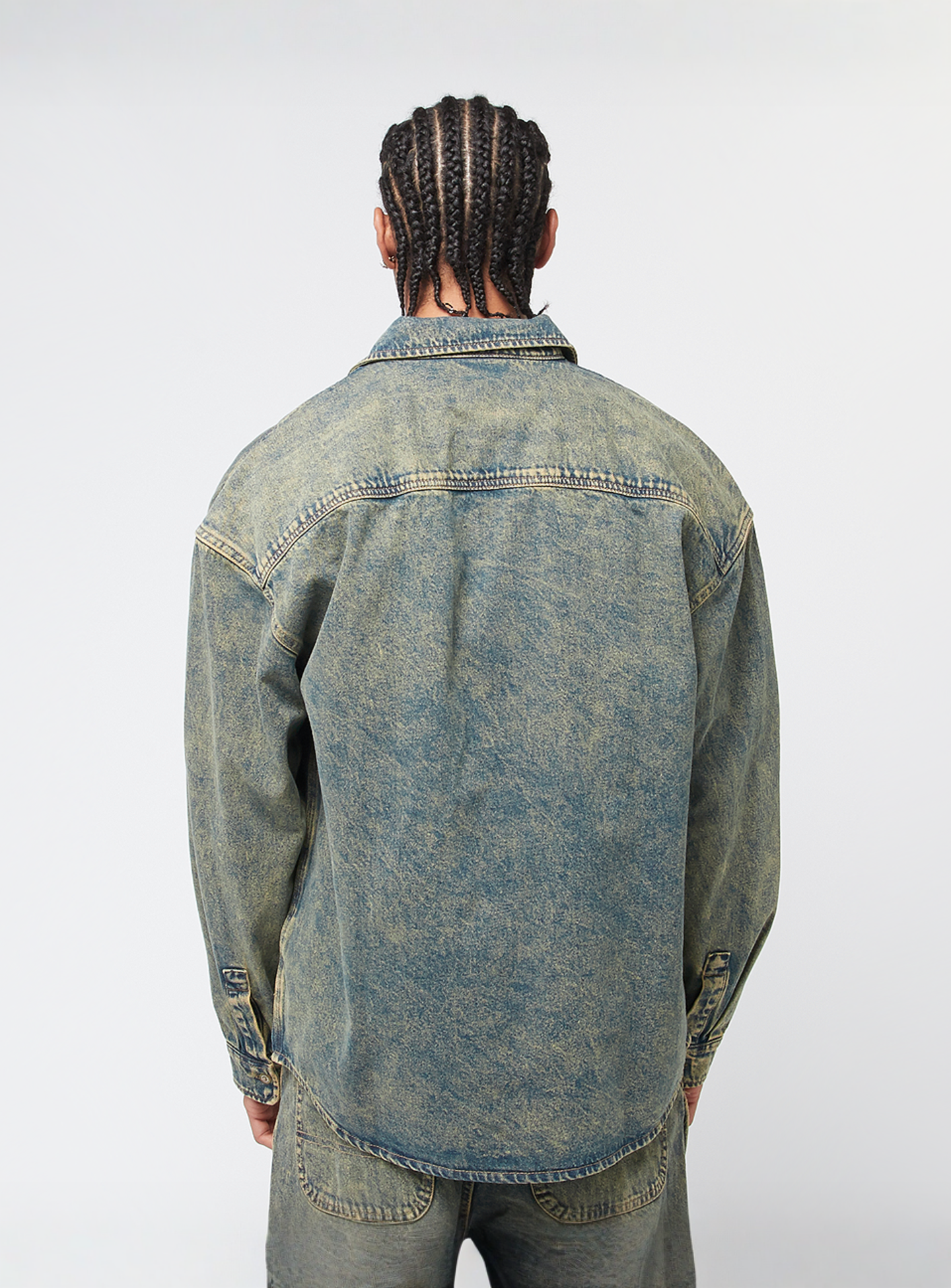 Dickies, Houston Longsleeve Shirt, blue, Image 2 of 4