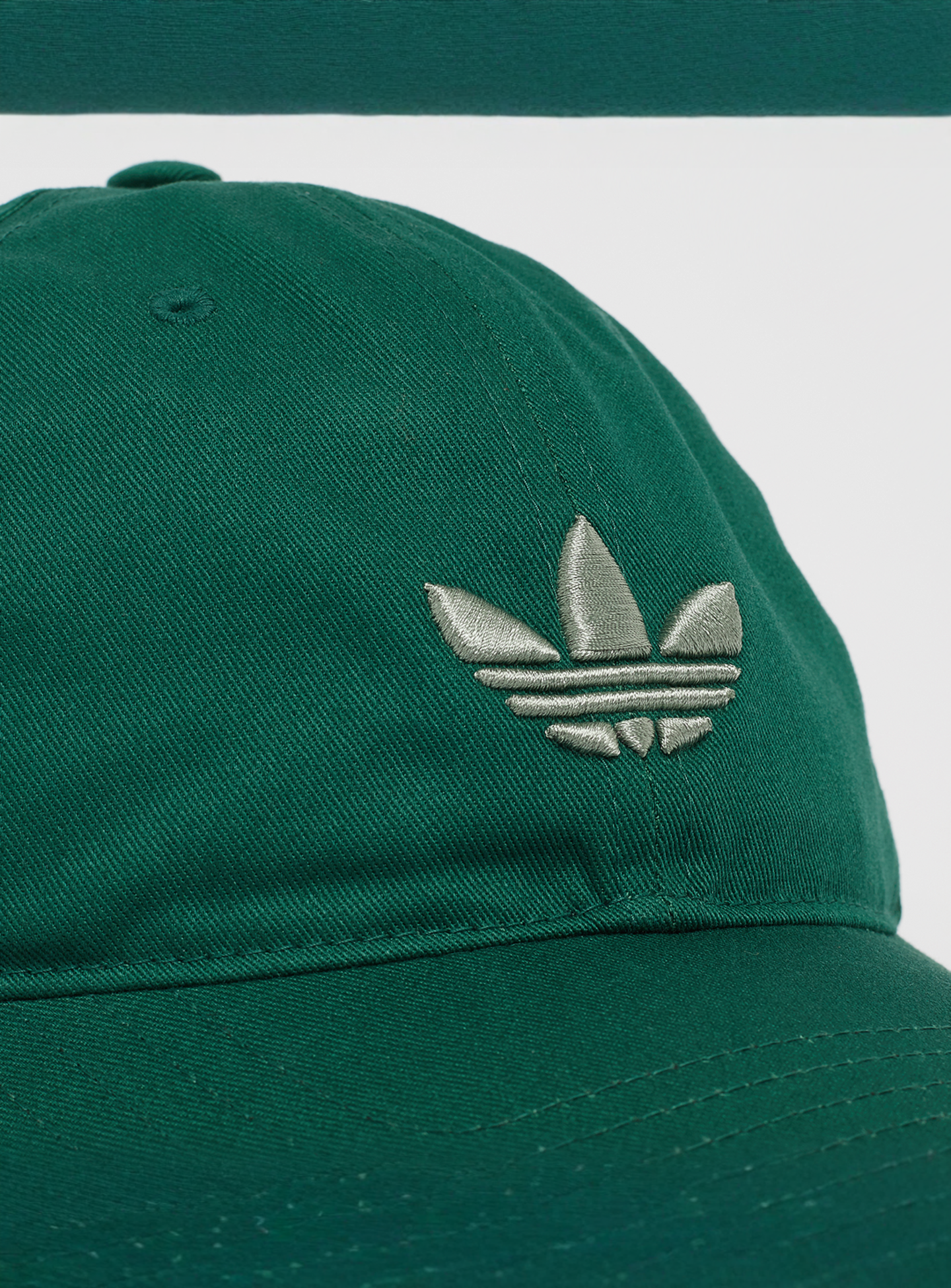 adidas Originals, Adicolor Classic Trefoil Baseball Cap, green, Image 4 of 4