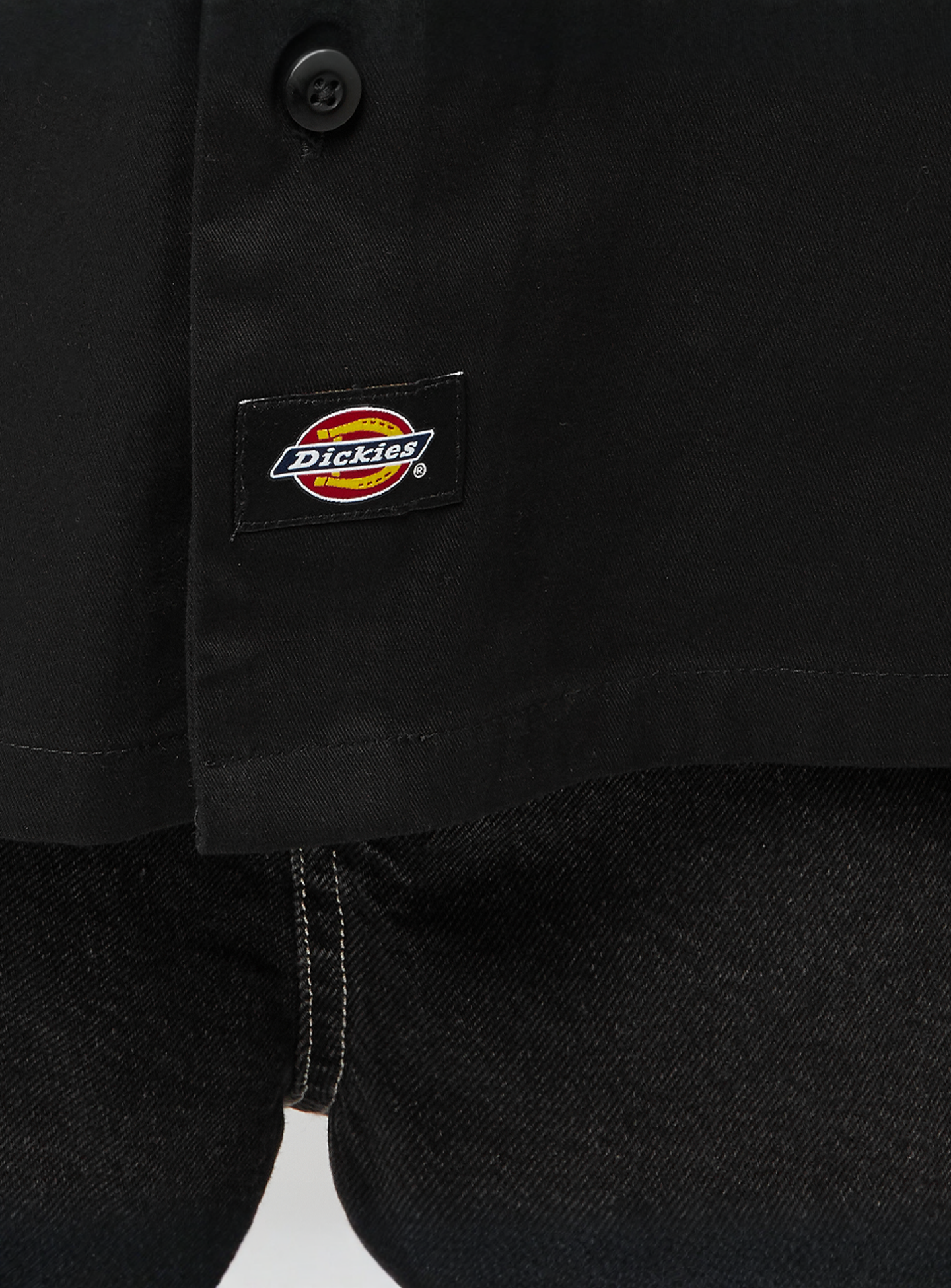 Dickies, Lewistown Longsleeve Shirt, black, Image 5 of 6