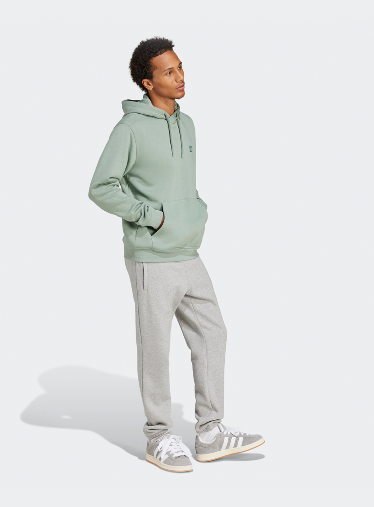 adidas Originals, Essentials Hoodie, green, Image 5 of 5