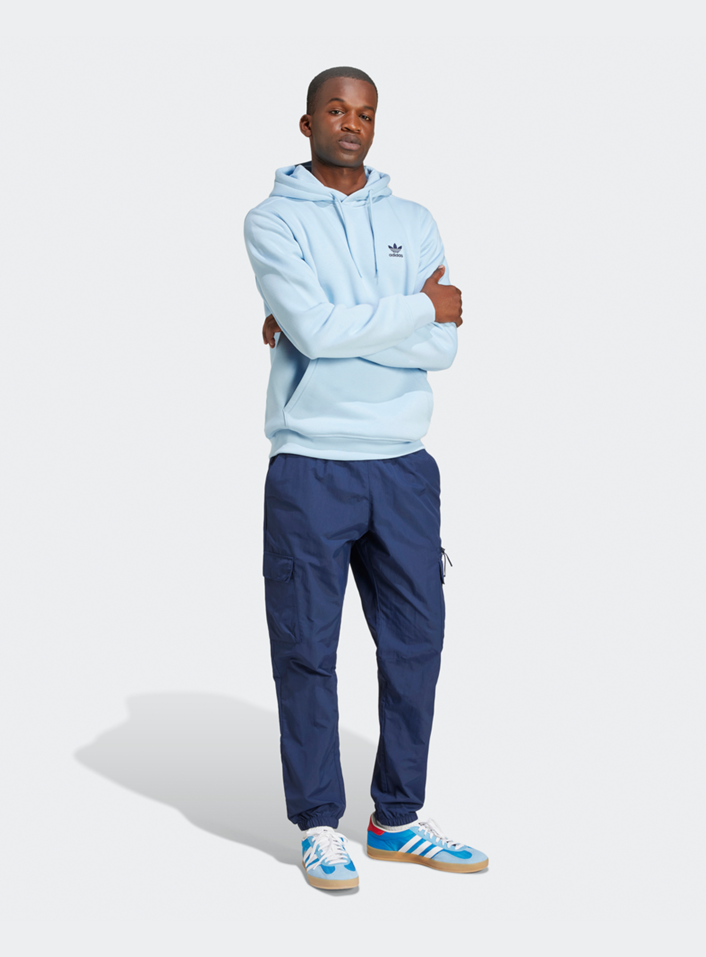 adidas Originals, Essentials Hoodie, blue, Image 5 of 5