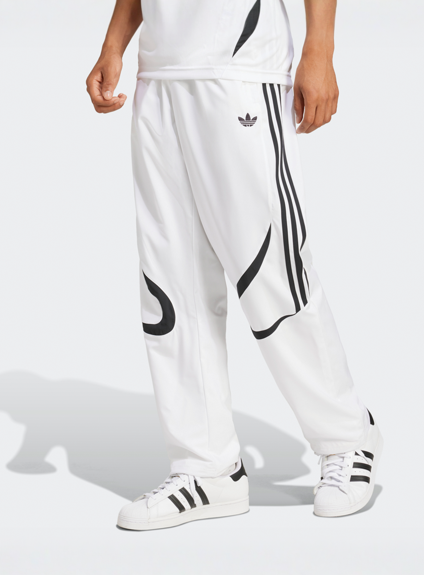 adidas Originals, Teamgeist Track Pants, white, Image 1 of 5