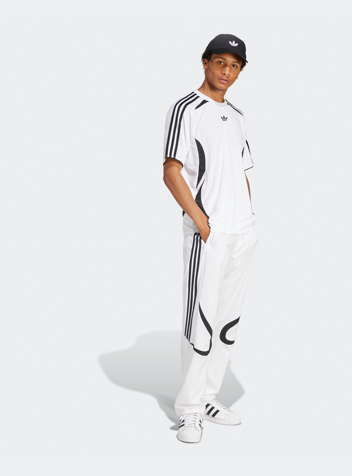 adidas Originals, Teamgeist Track Pants, white, Image 5 of 5