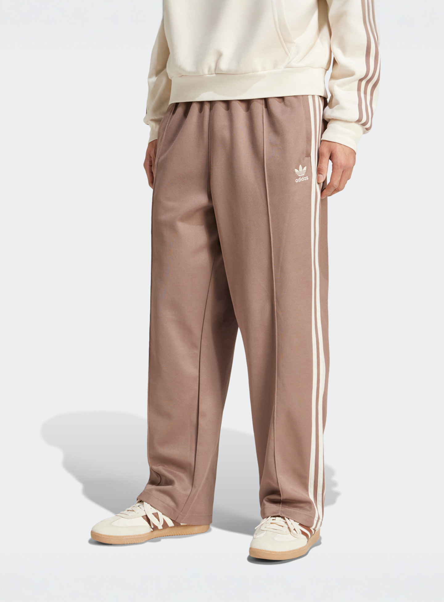 adidas Originals, Baggy Track Pants, brown, Image 1 of 5