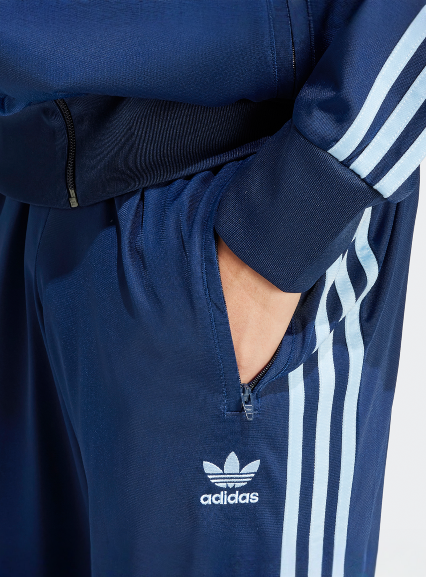 adidas Originals, adicolor Firebird Track Pants, blue, Image 3 of 5