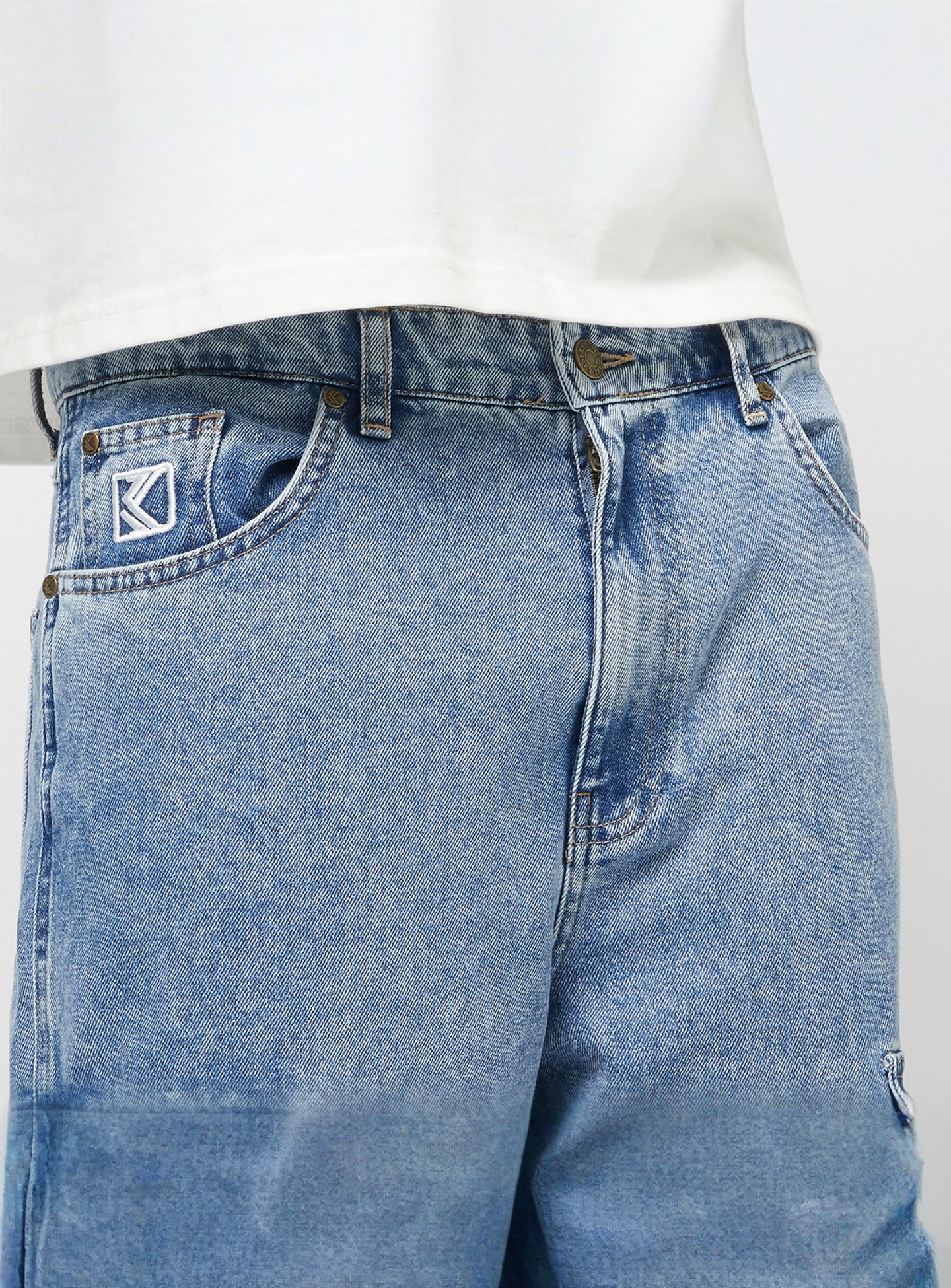 Karl Kani, OG Sidepocket Baggy Denim Vintage, blue, Image 5 of 7