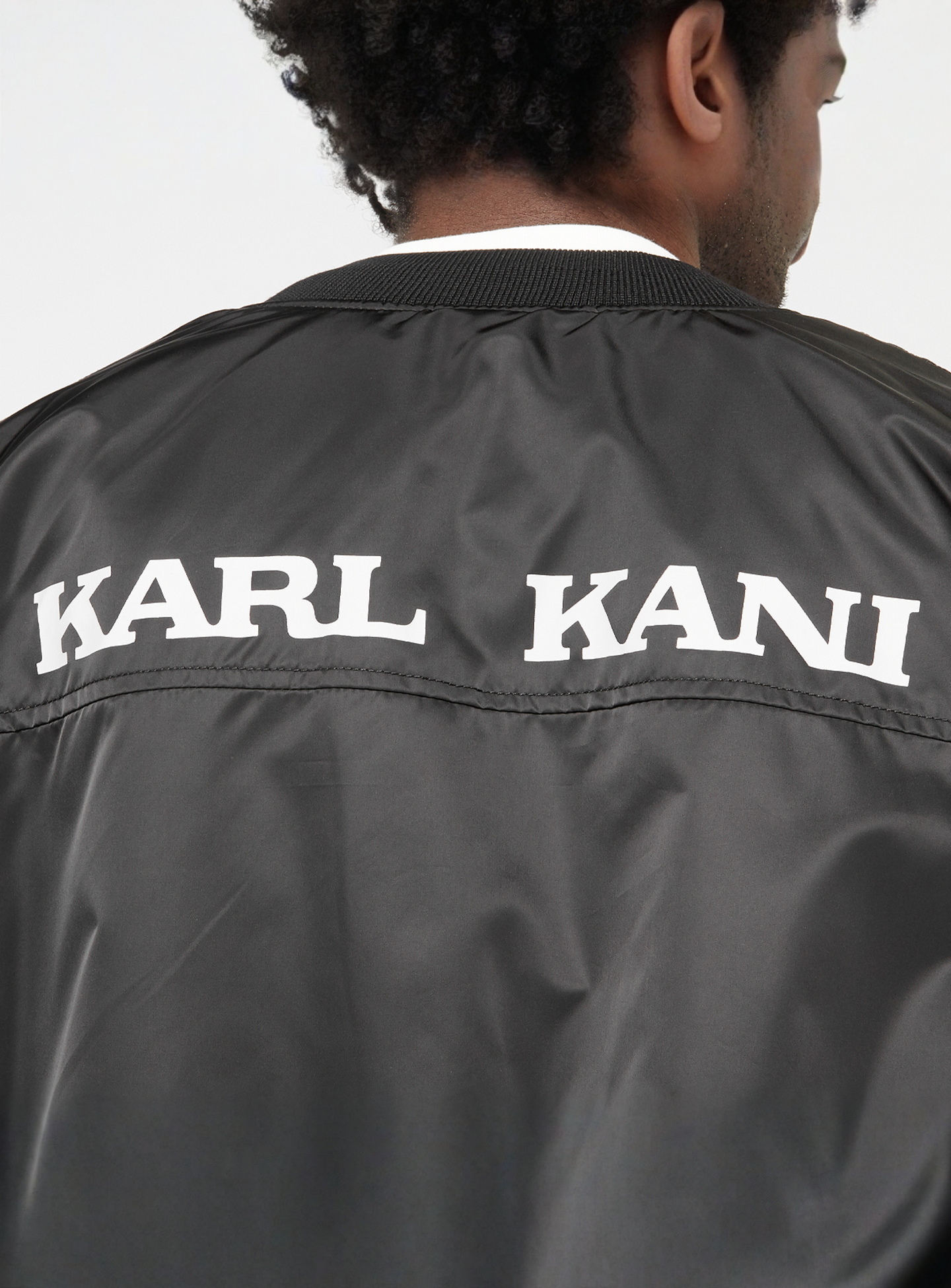 Karl Kani, Og Bomber Jacket, black, Image 4 of 5