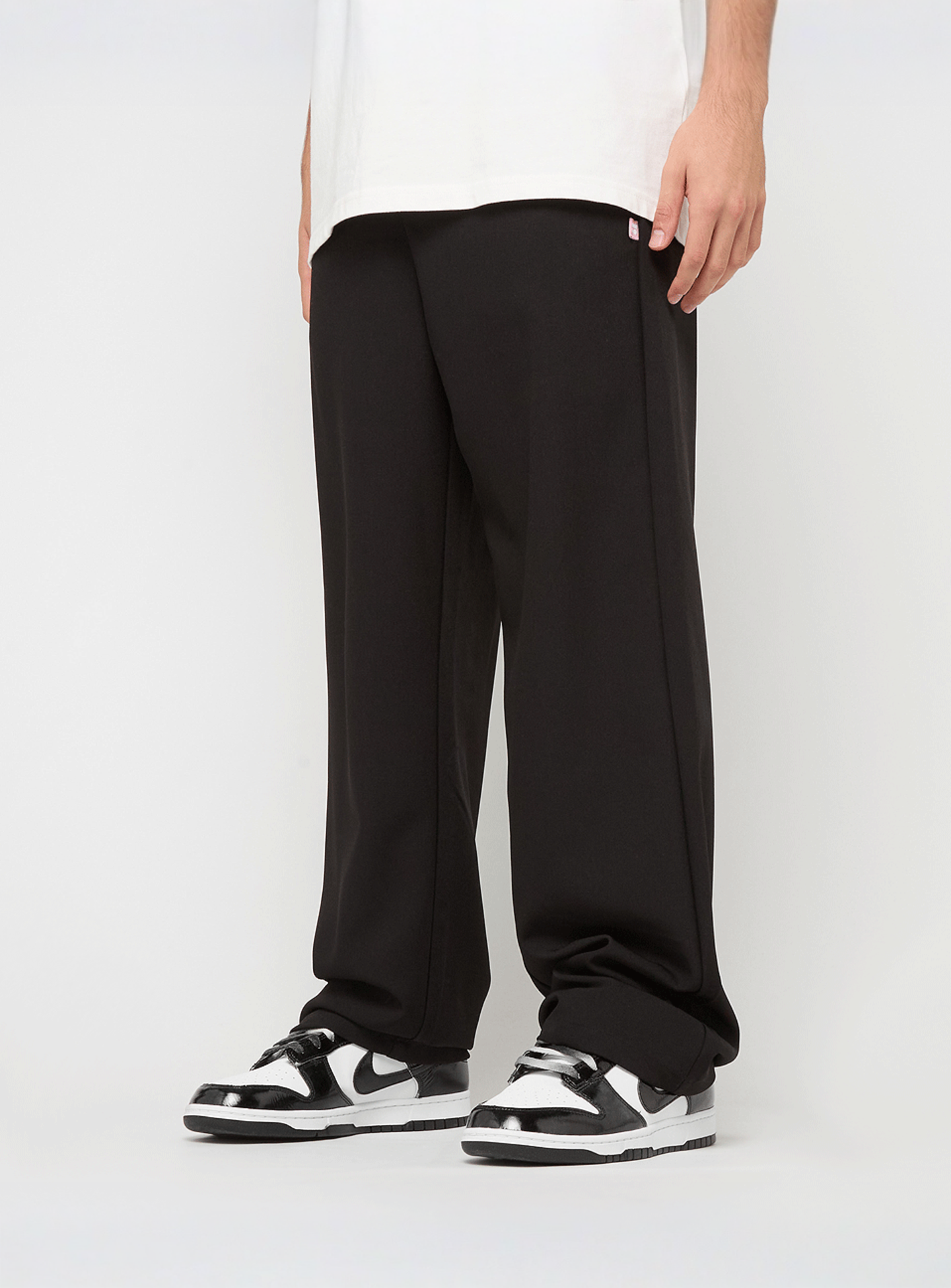 Another Cotton Lab, Another Dad Trousers, black, Image 1 of 5
