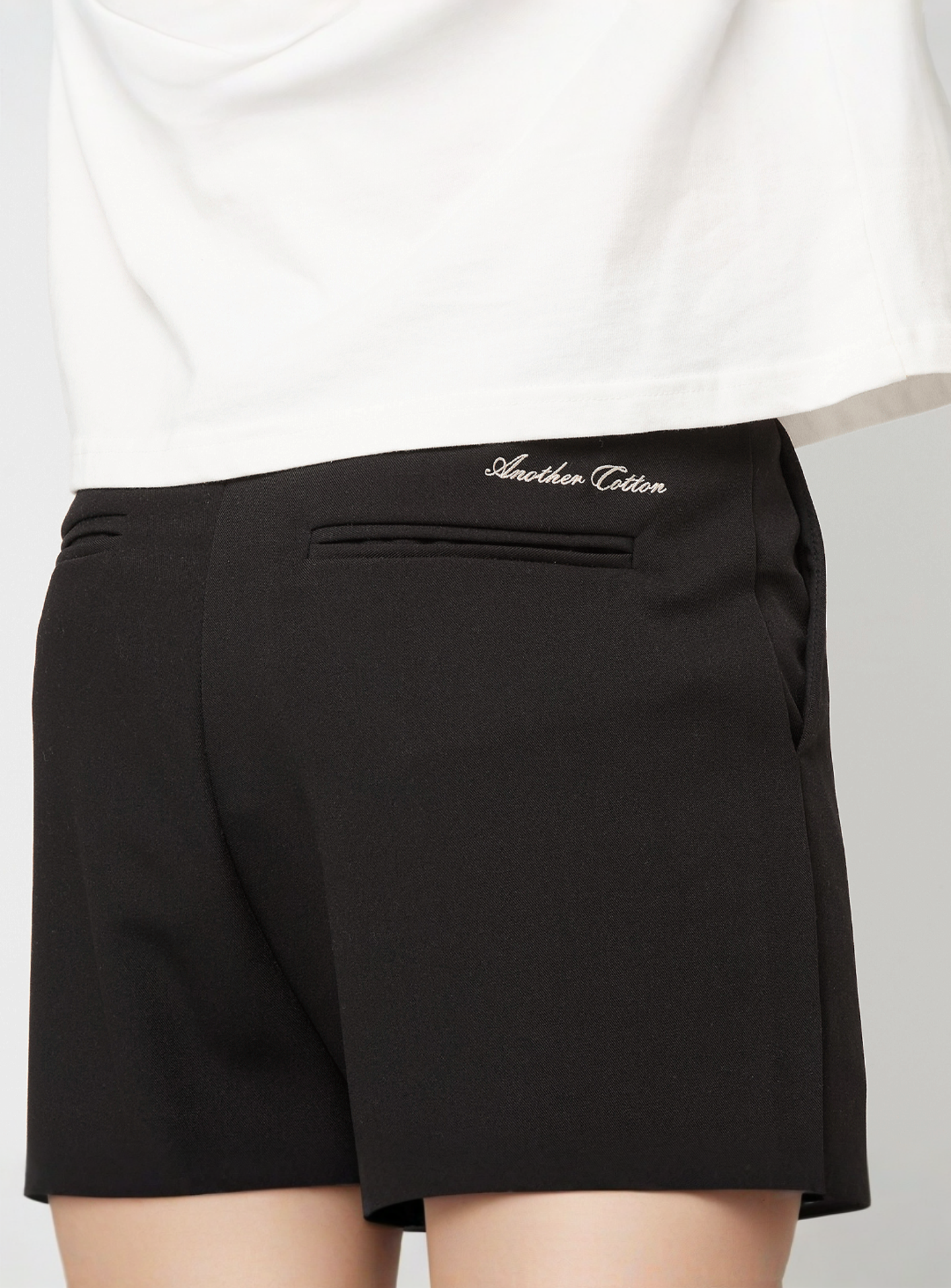 Another Cotton Lab, Another Dad Trousers, black, Image 4 of 5