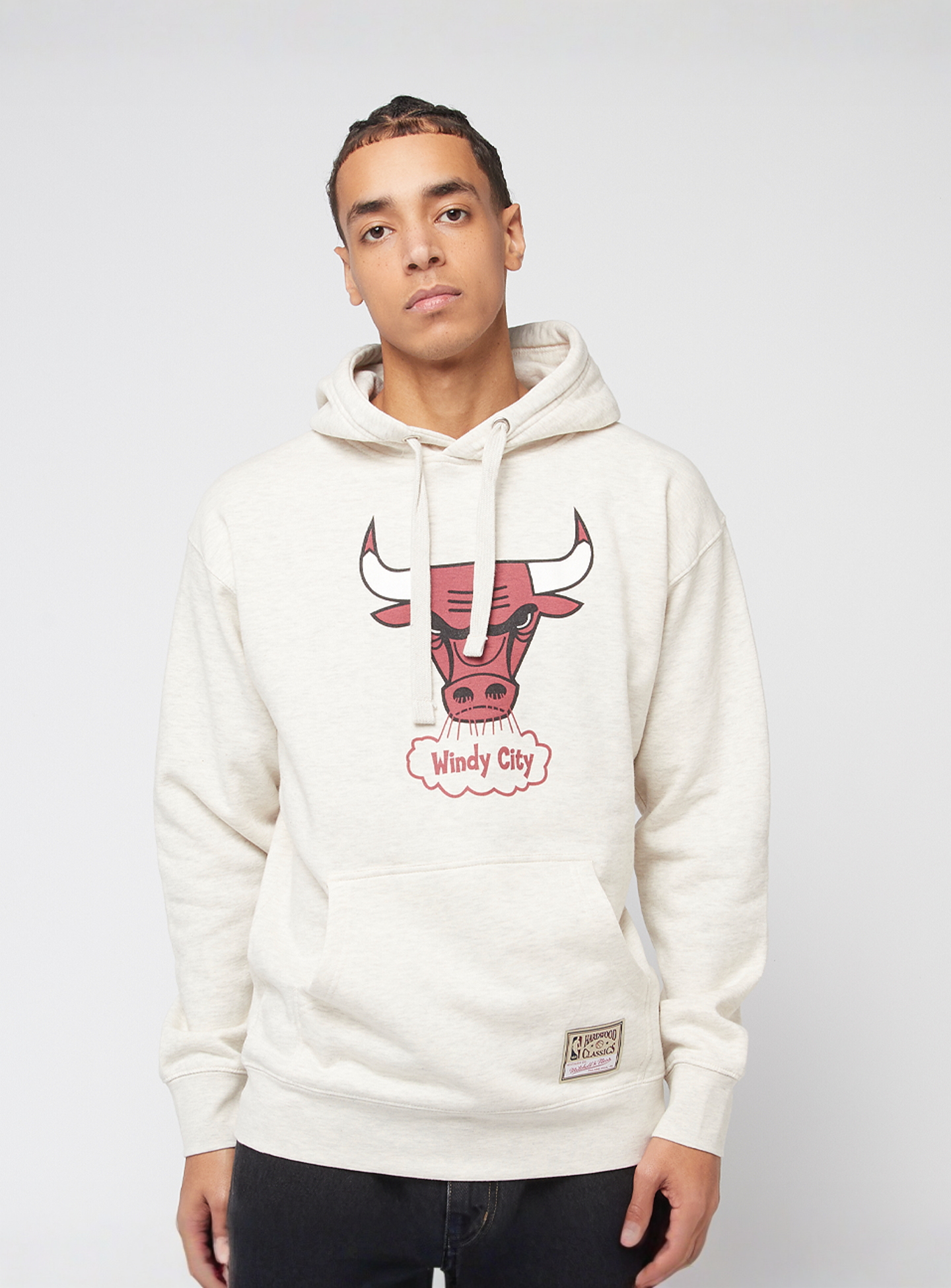 Mitchell & Ness, NBA Slammin Hoodie Chicago Bulls, beige, Image 1 of 5