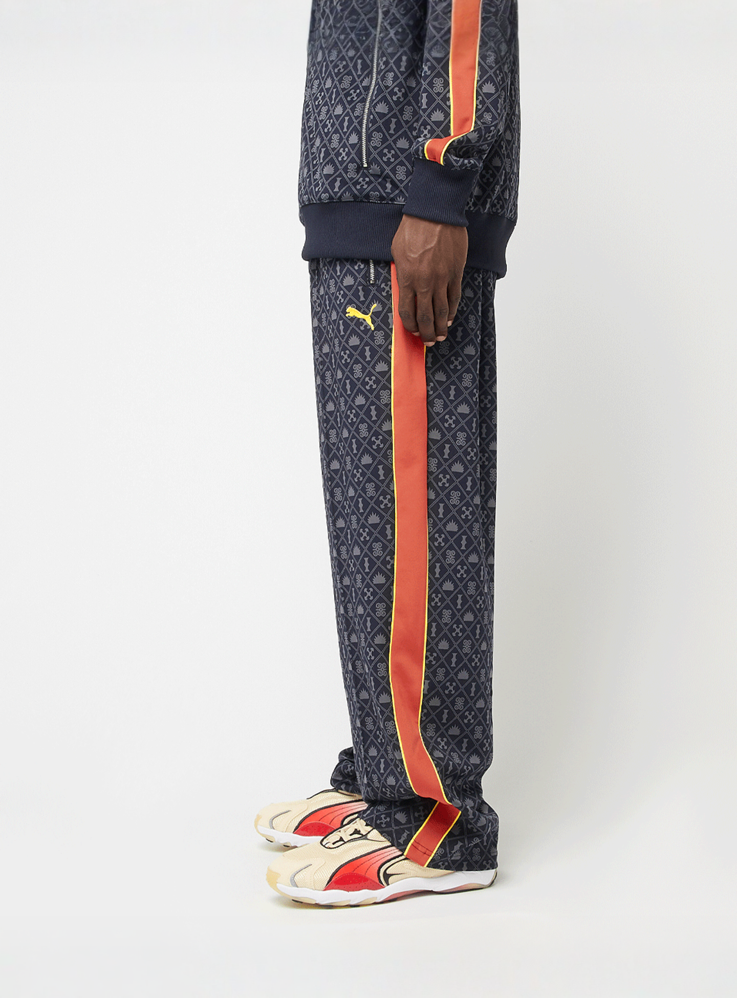 PUMA, T7 Road To Unity All Over Print Relaxed Straight TP DK, blue, Image 4 of 6