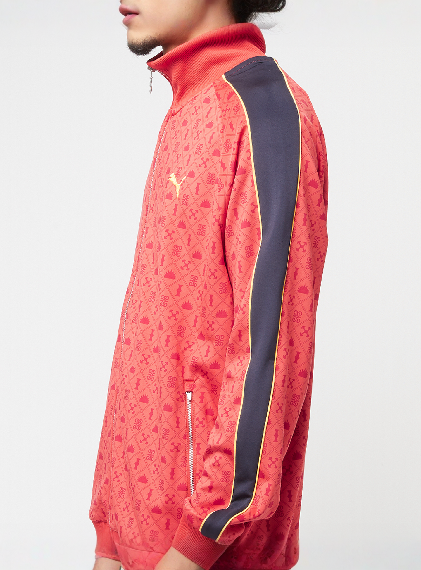 PUMA, Road To Unity All Over Print Track Jacket DK, red, Image 4 of 6
