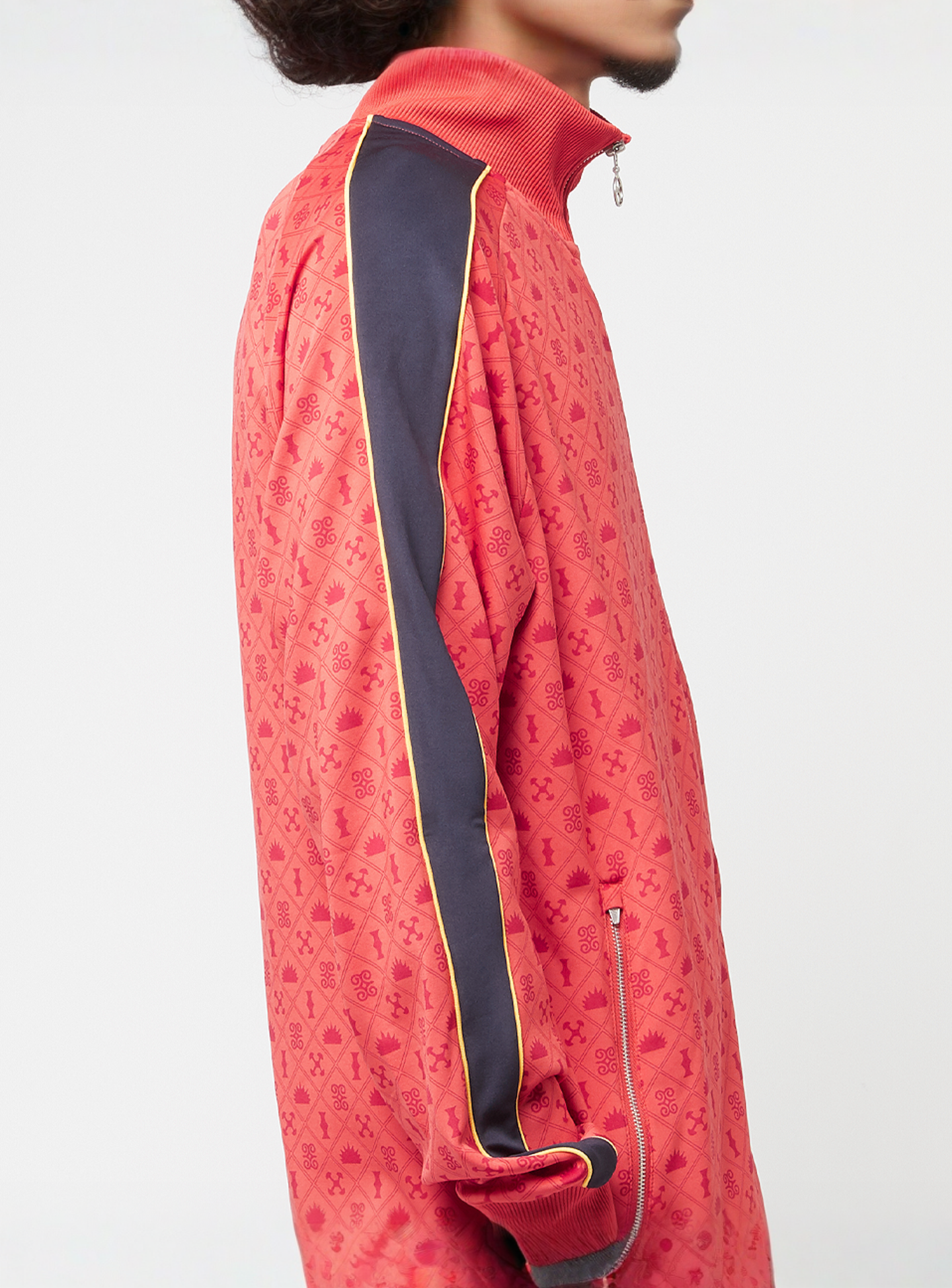 PUMA, Road To Unity All Over Print Track Jacket DK, red, Image 5 of 6