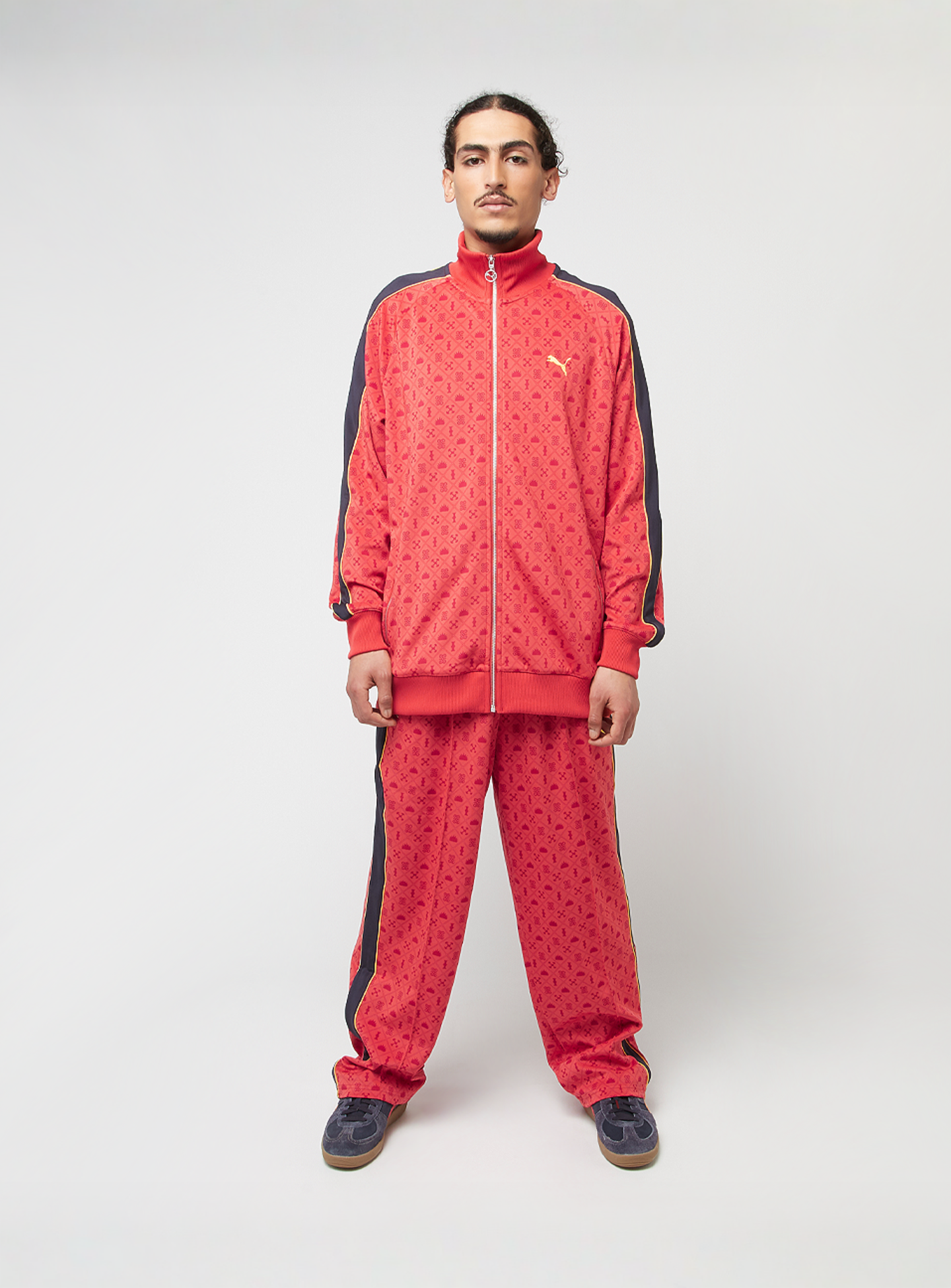 PUMA, Road To Unity All Over Print Track Jacket DK, red, Image 6 of 6