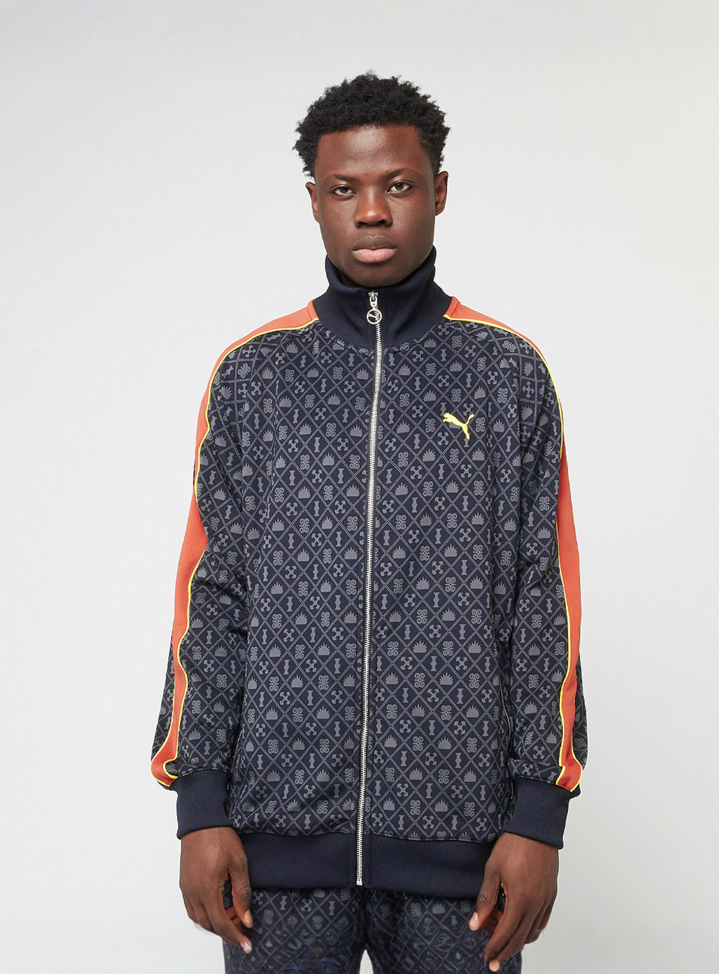 PUMA, T7 Road To Unity All Over Print Track Jacket, blue, Image 1 of 6