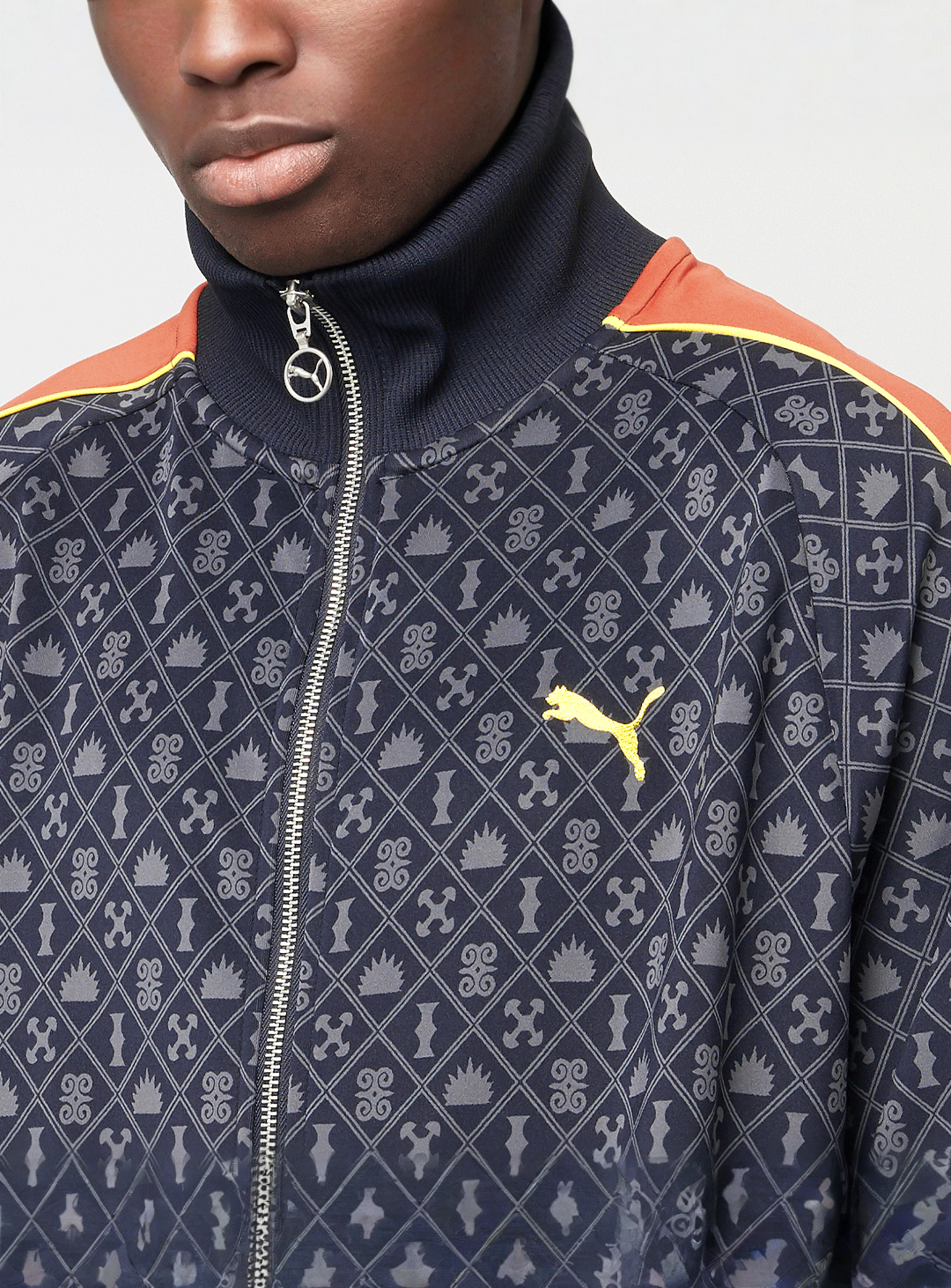 PUMA, T7 Road To Unity All Over Print Track Jacket, blue, Image 3 of 6
