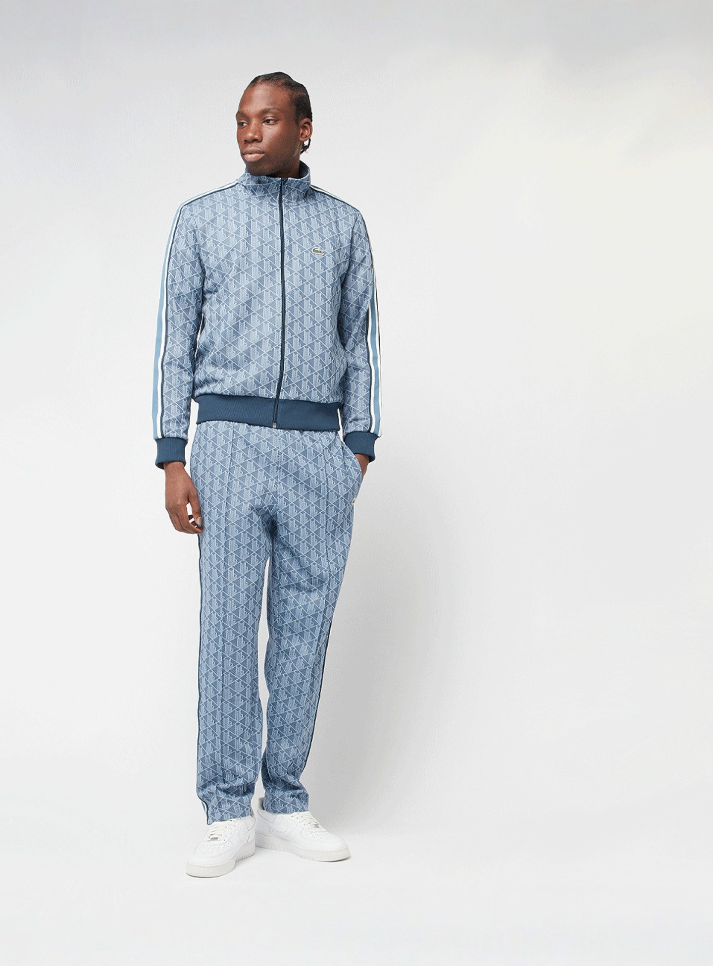 Lacoste, Trackpants Paris with monogramm, blue, Image 7 of 7