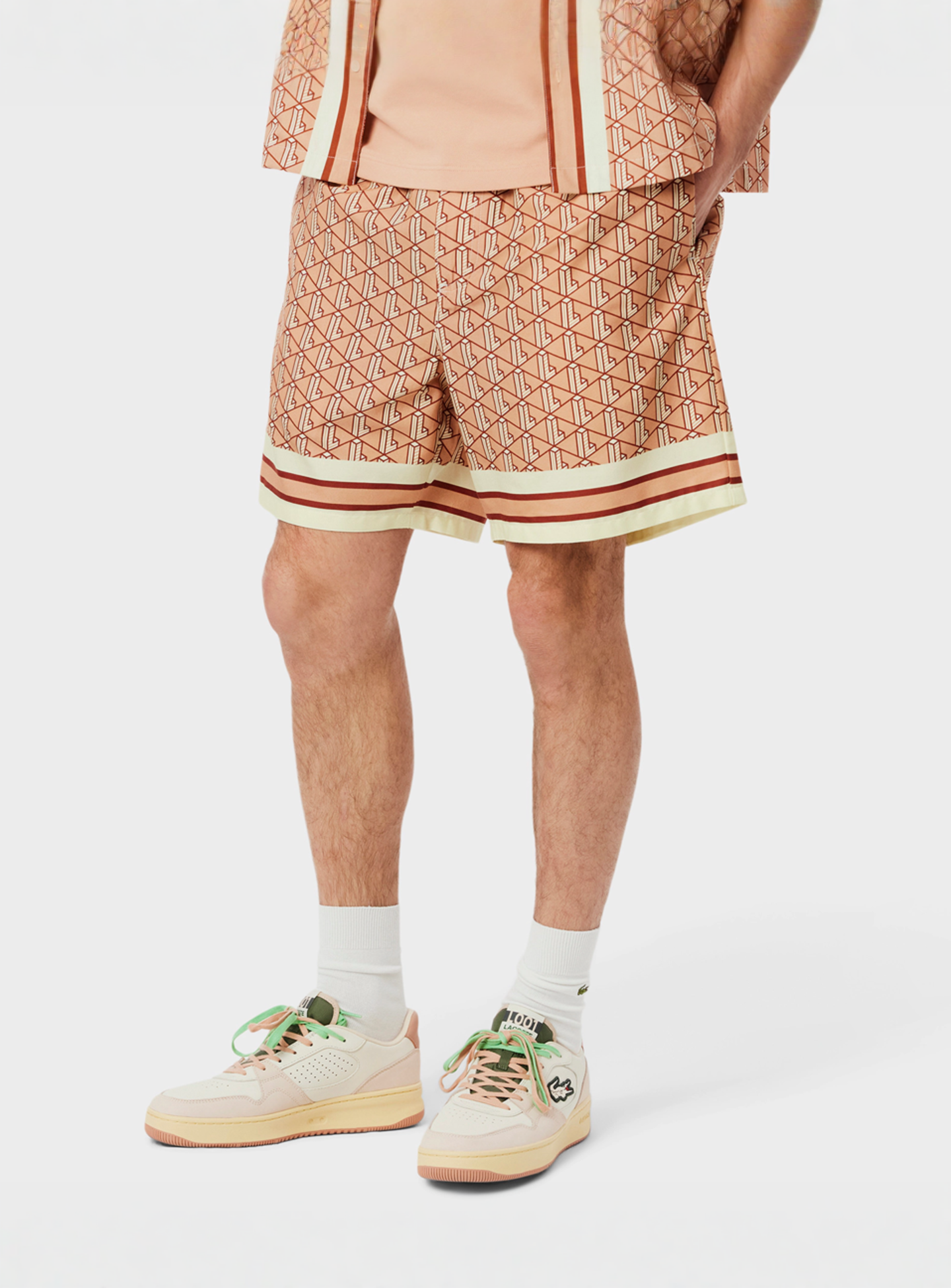 Lacoste, Shorts, beige, Image 1 of 5