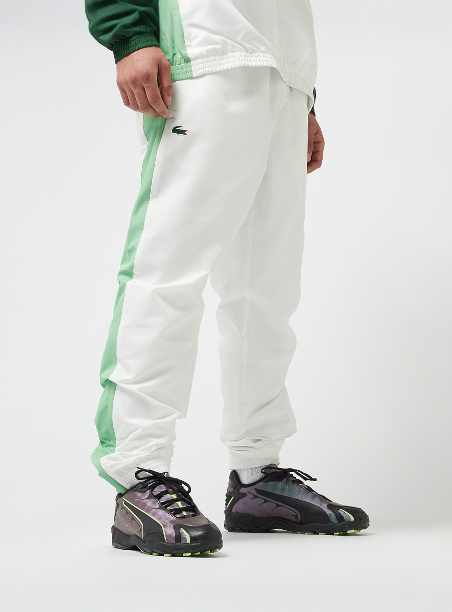 Lacoste, Trainingsanzug, white, Image 6 of 9