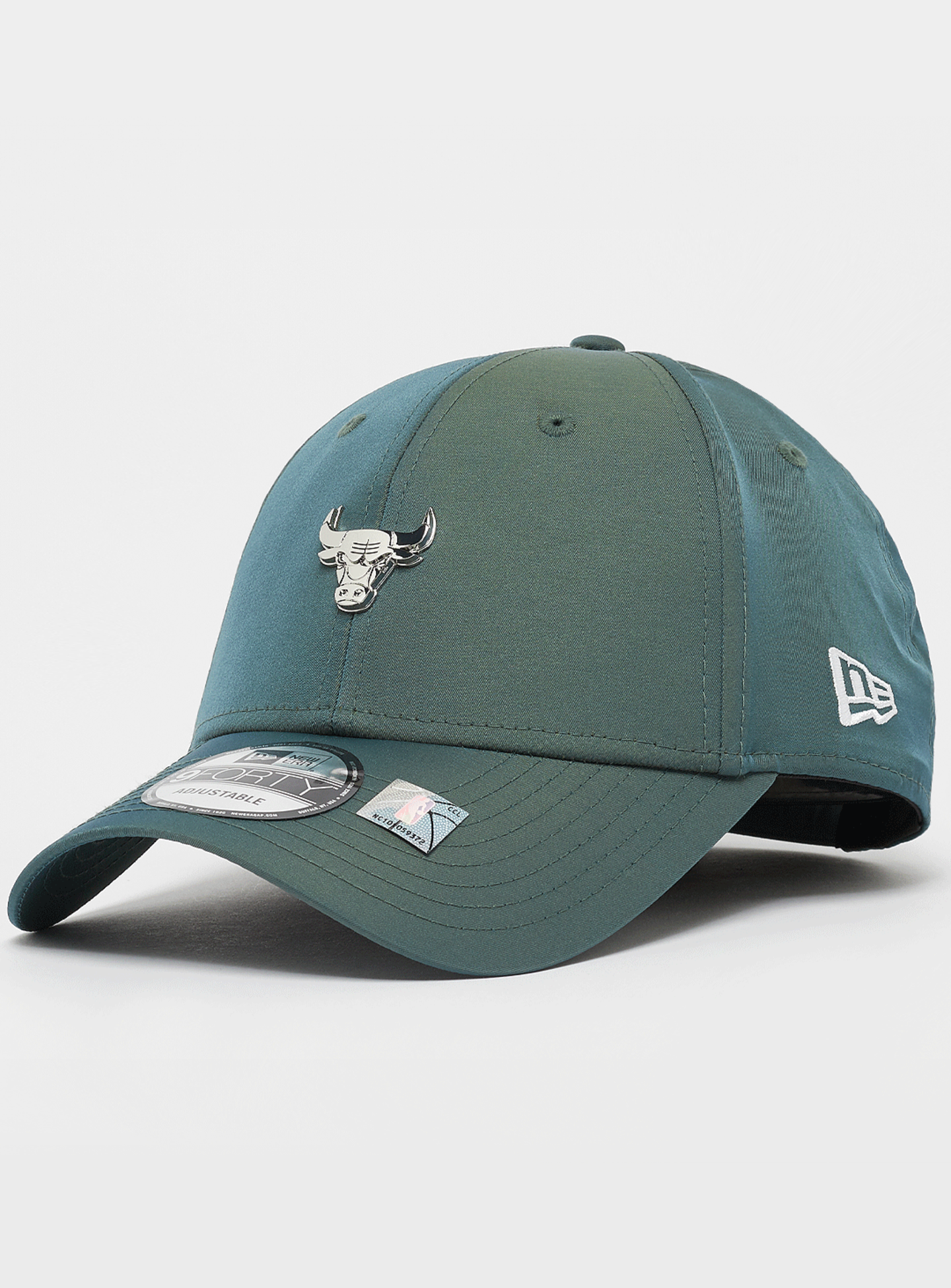 New Era, 9FORTY NBA Tech Chicago Bulls, green, Image 1 of 4
