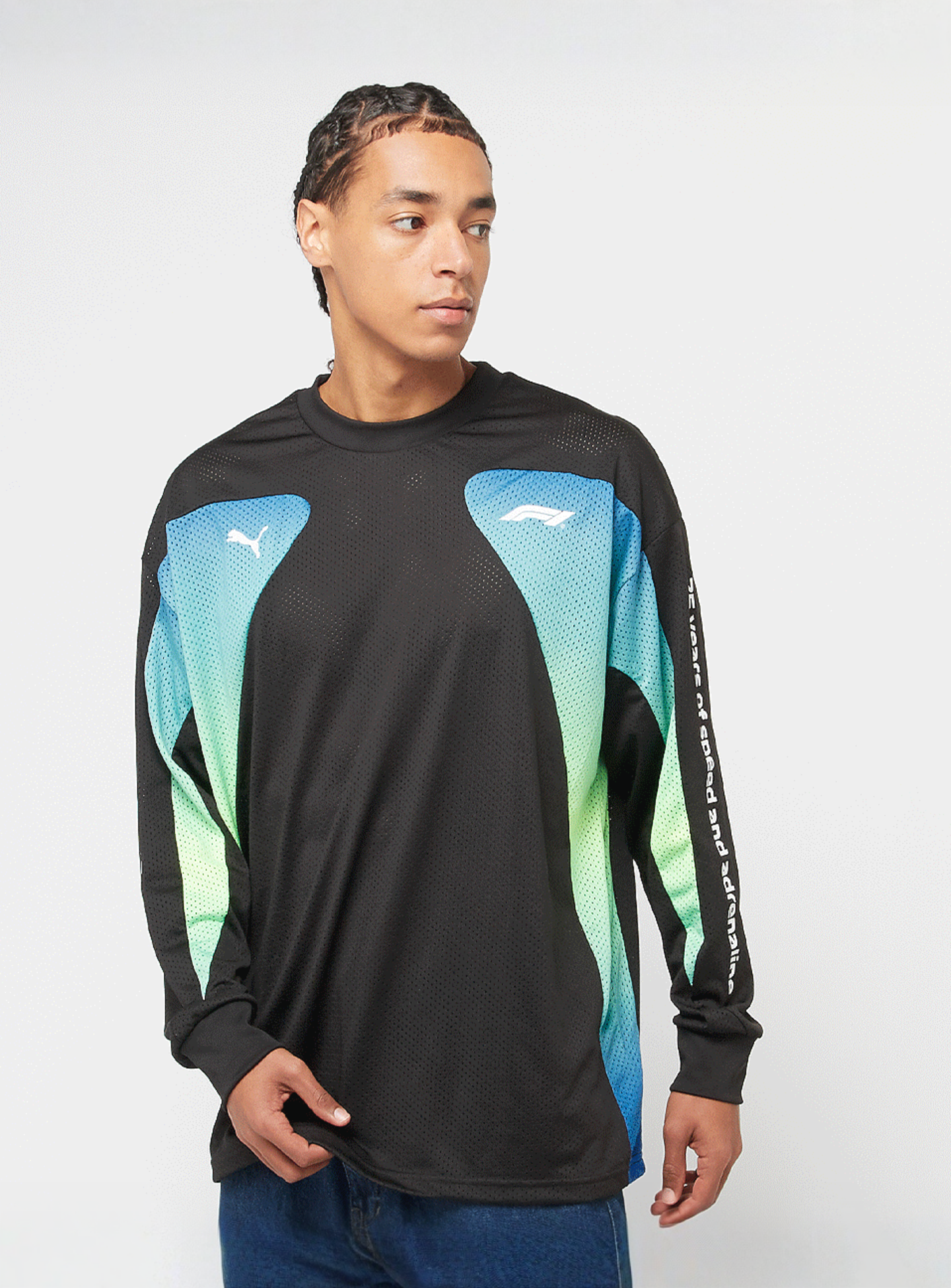 PUMA, F1 Oversized Longsleeve Tee, black, Image 1 of 7