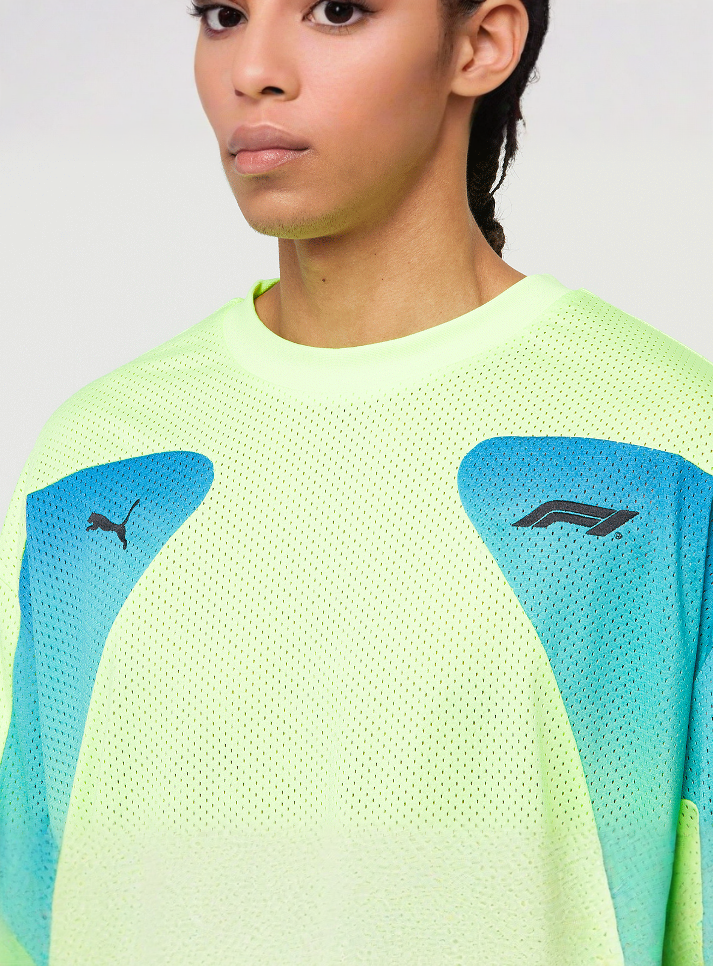 PUMA, F1 Oversized Longsleeve Tee, green, Image 3 of 7