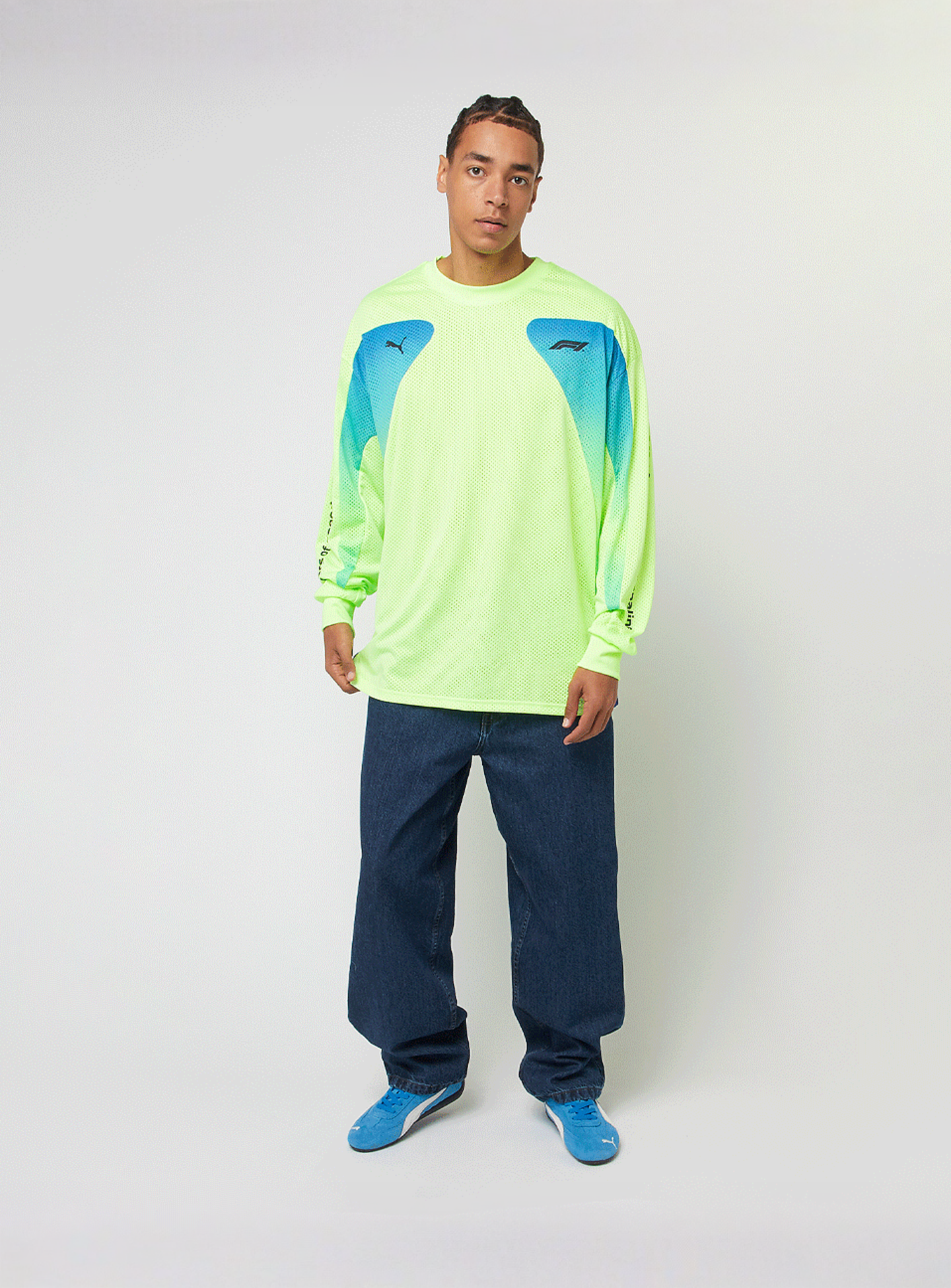 PUMA, F1 Oversized Longsleeve Tee, green, Image 7 of 7