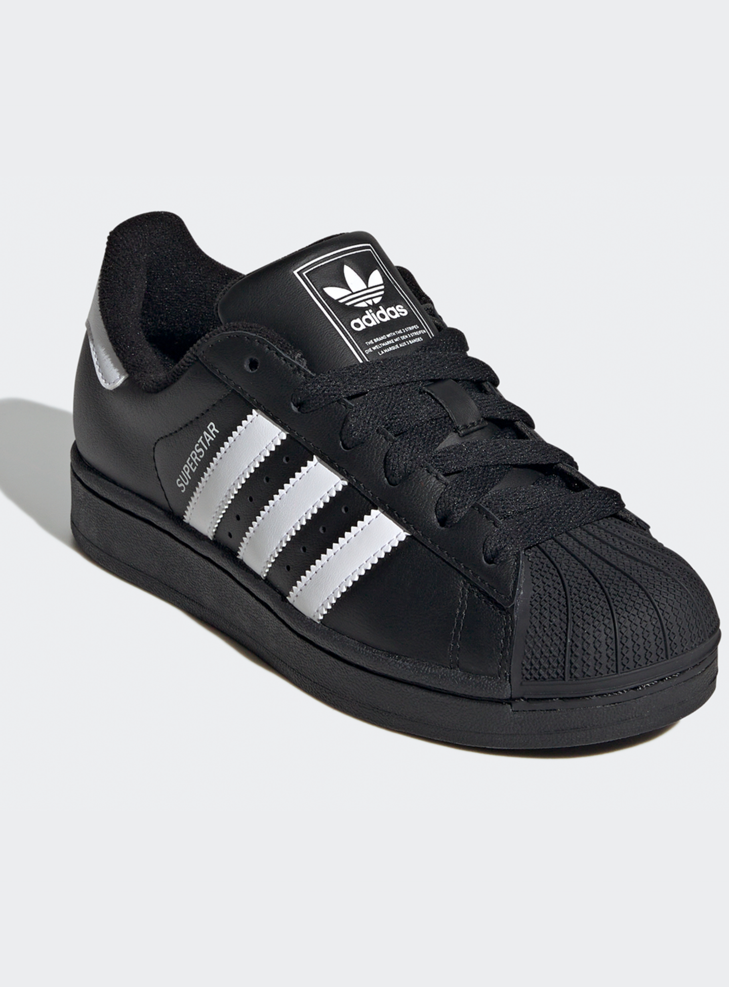 adidas Originals, Superstar II (GS), black, Image 3 of 8