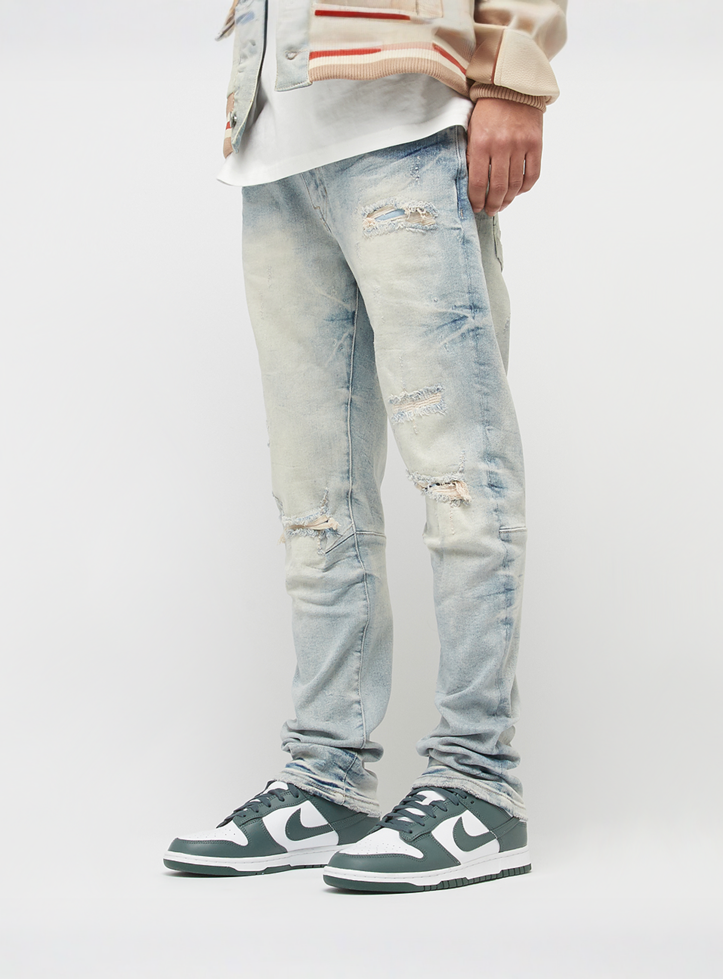 Smoke Rise, Wave Effect Jeans, blue, Image 1 of 6